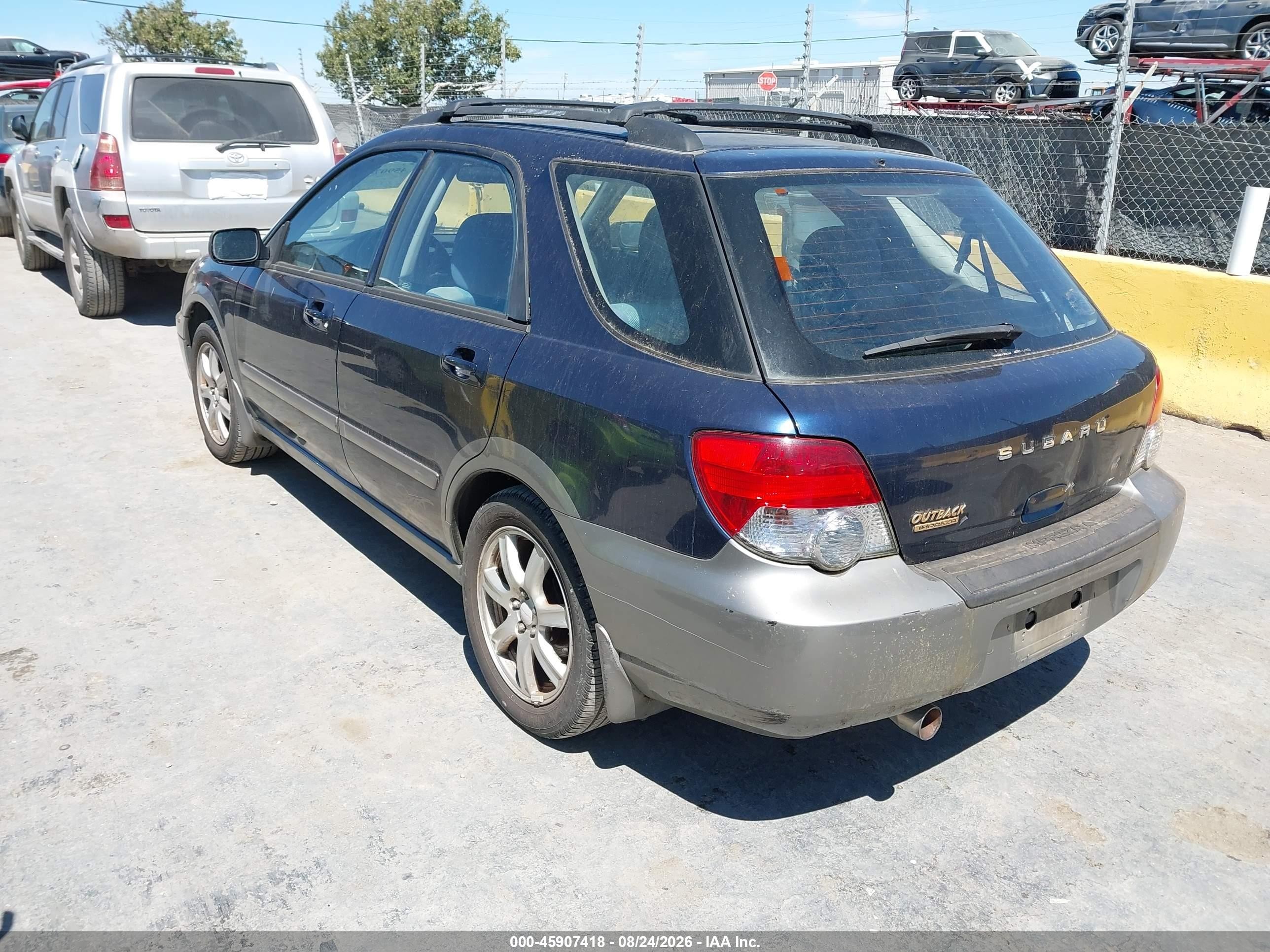2005 Subaru Impreza Outback Sport Base W/special Edition Blue vin: JF1GG68515H803489