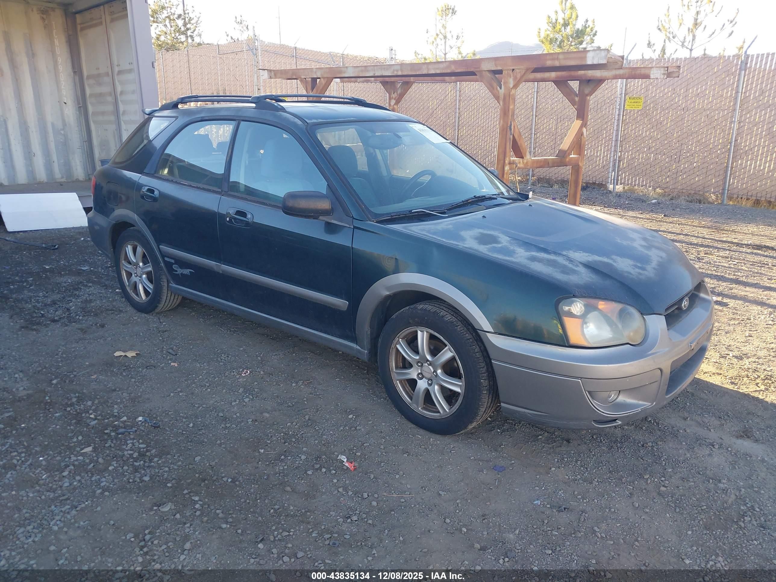 2005 Subaru Impreza Outback Sport Base W/special Edition Green vin: JF1GG68515H804514