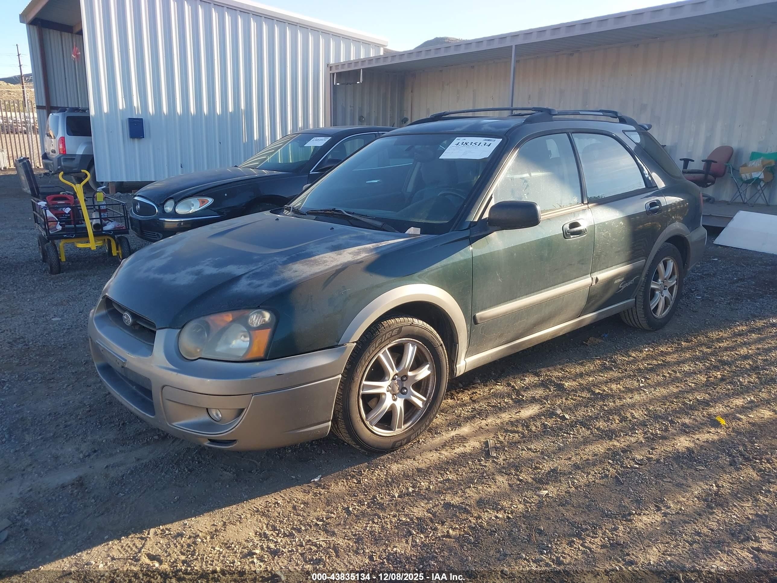2005 Subaru Impreza Outback Sport Base W/special Edition Green vin: JF1GG68515H804514