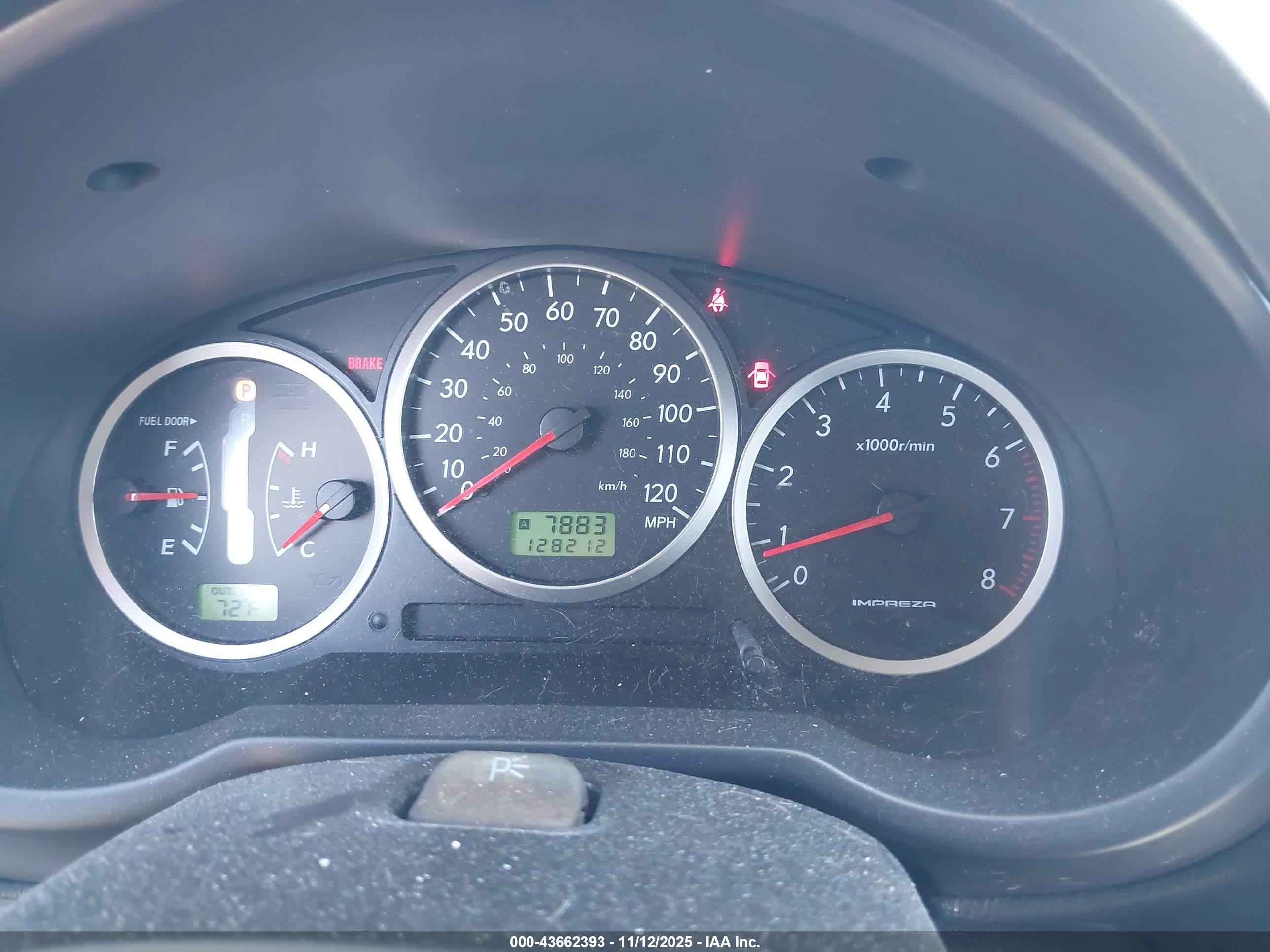 2005 Subaru Impreza Outback Sport Base W/special Edition Silver vin: JF1GG68515H814606