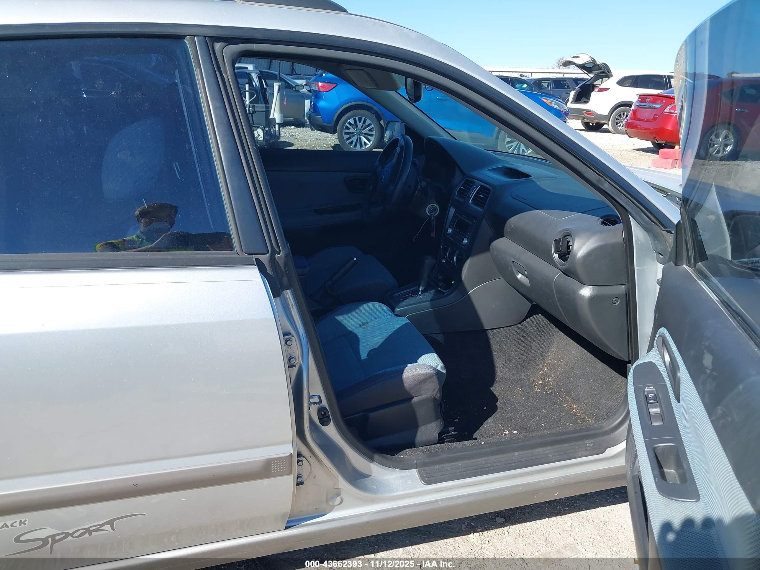 2005 Subaru Impreza Outback Sport Base W/special Edition Silver vin: JF1GG68515H814606