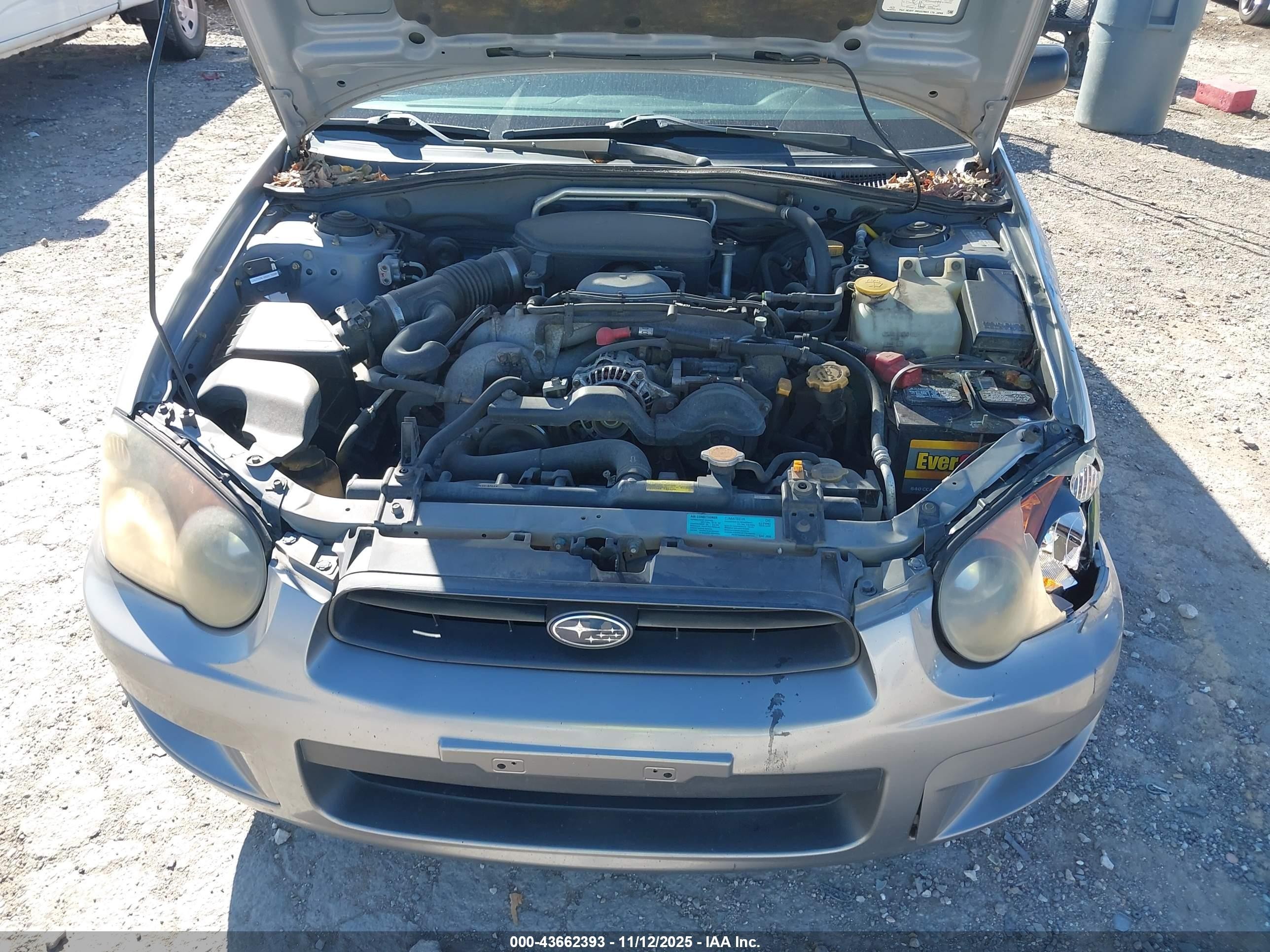 2005 Subaru Impreza Outback Sport Base W/special Edition Silver vin: JF1GG68515H814606