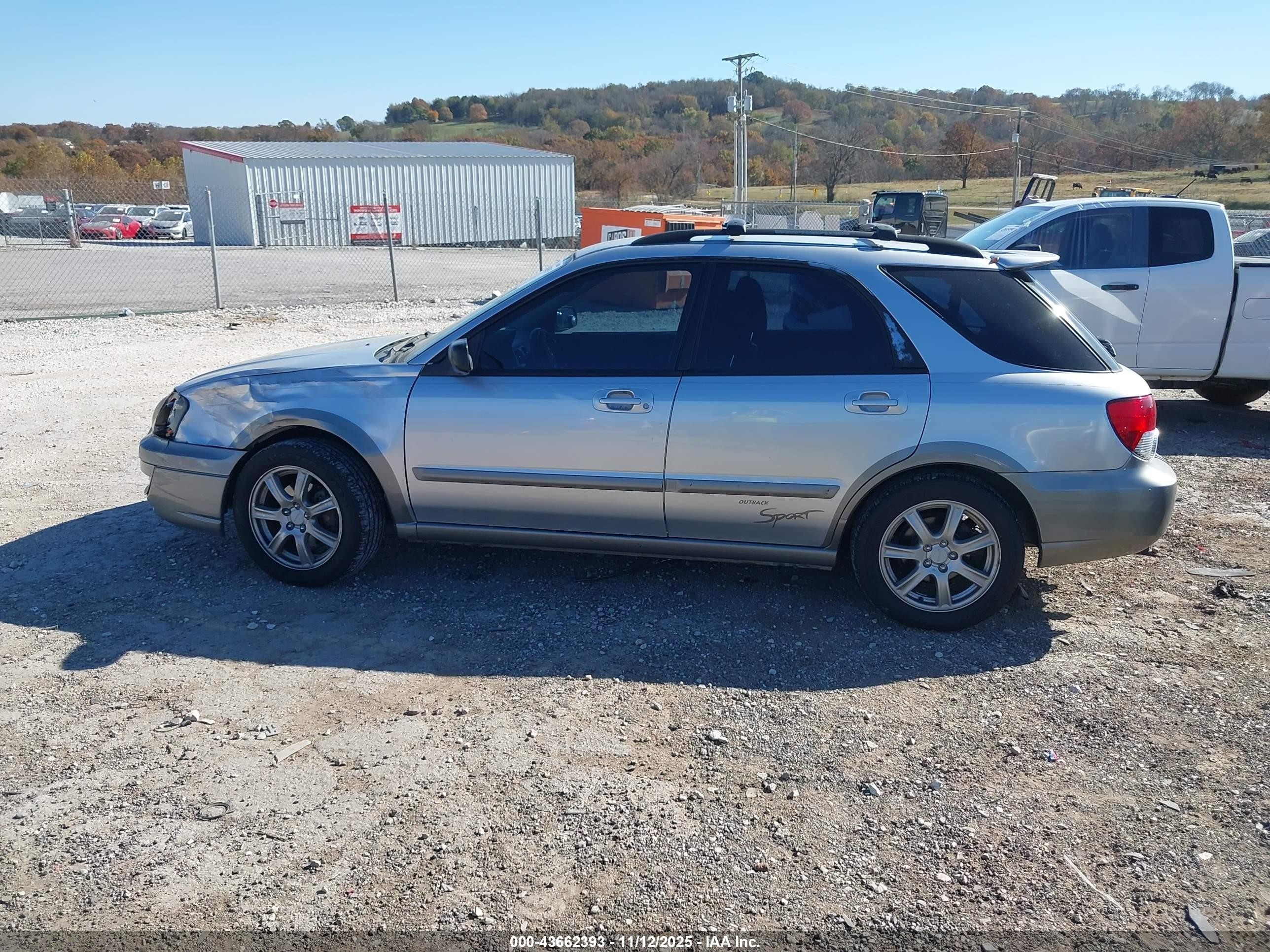 2005 Subaru Impreza Outback Sport Base W/special Edition Silver vin: JF1GG68515H814606