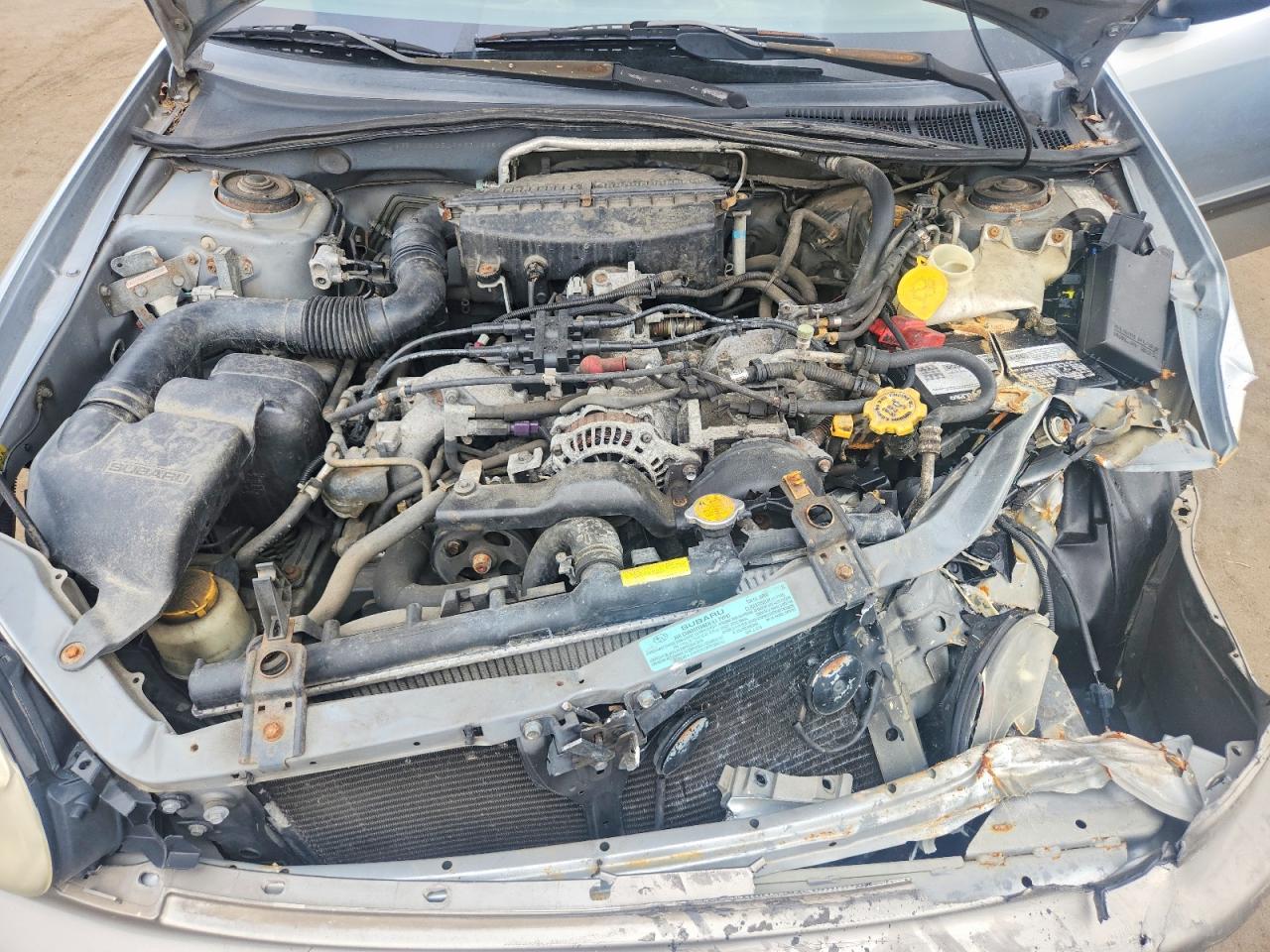 2003 Subaru Impreza Outback Sport Silver vin: JF1GG68533H812286