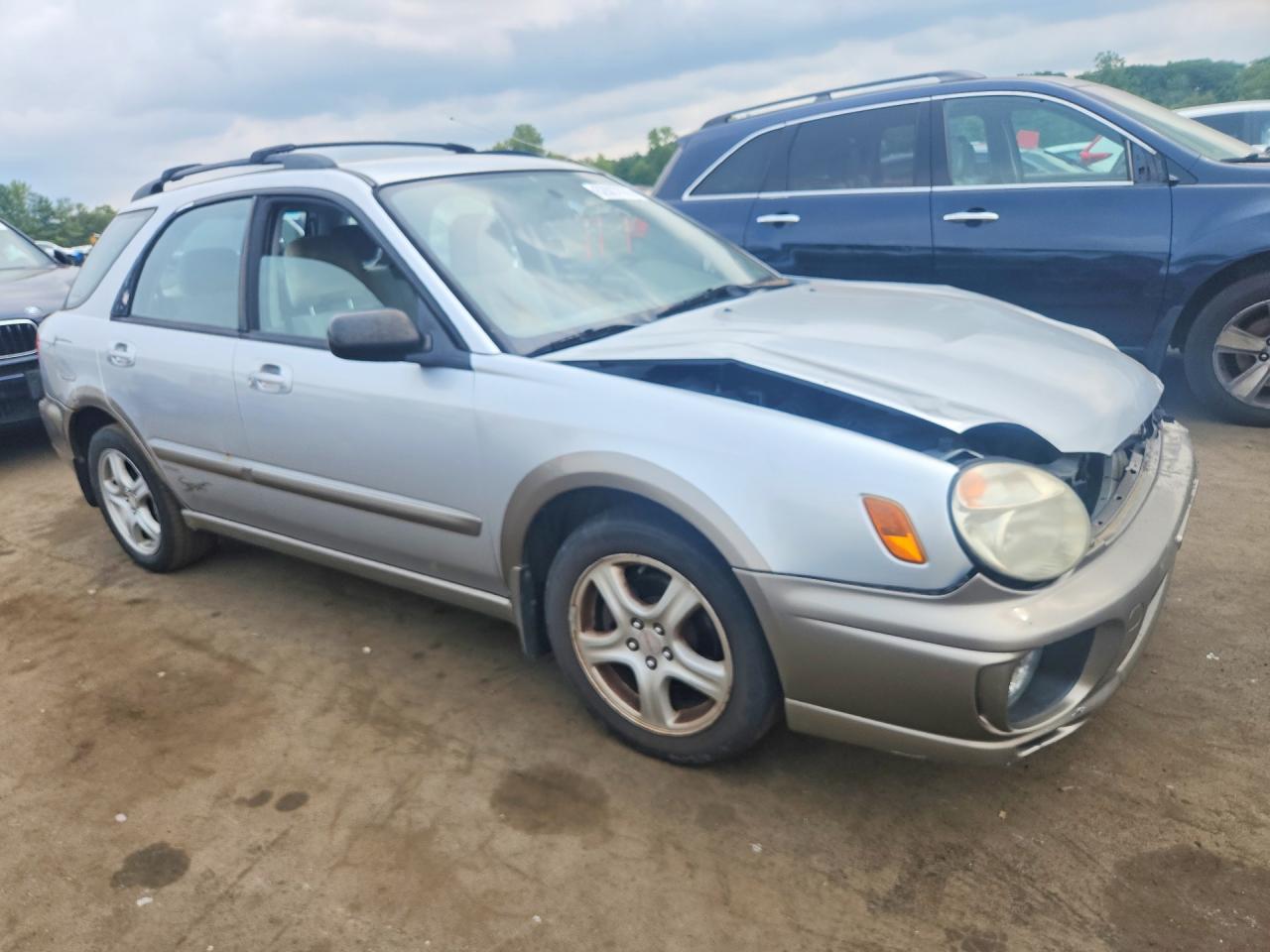 2003 Subaru Impreza Outback Sport Silver vin: JF1GG68533H812286