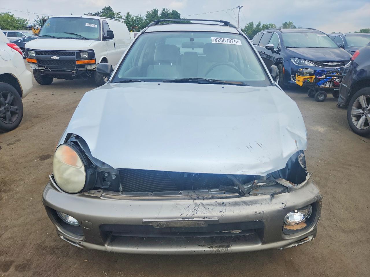 2003 Subaru Impreza Outback Sport Silver vin: JF1GG68533H812286