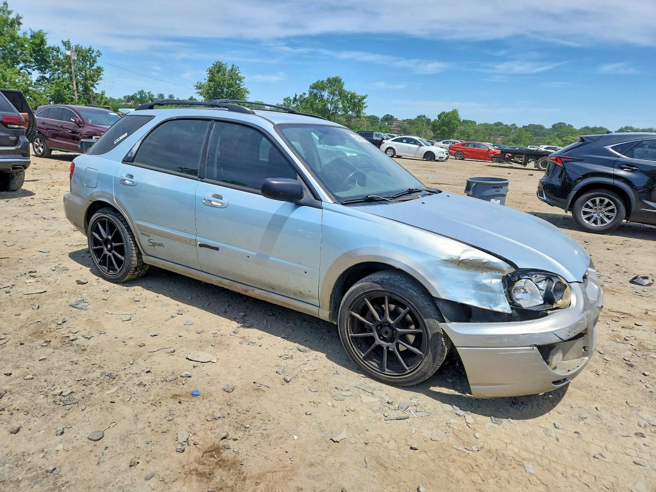 2005 Subaru Impreza Outback Sport Blue vin: JF1GG68535G806920