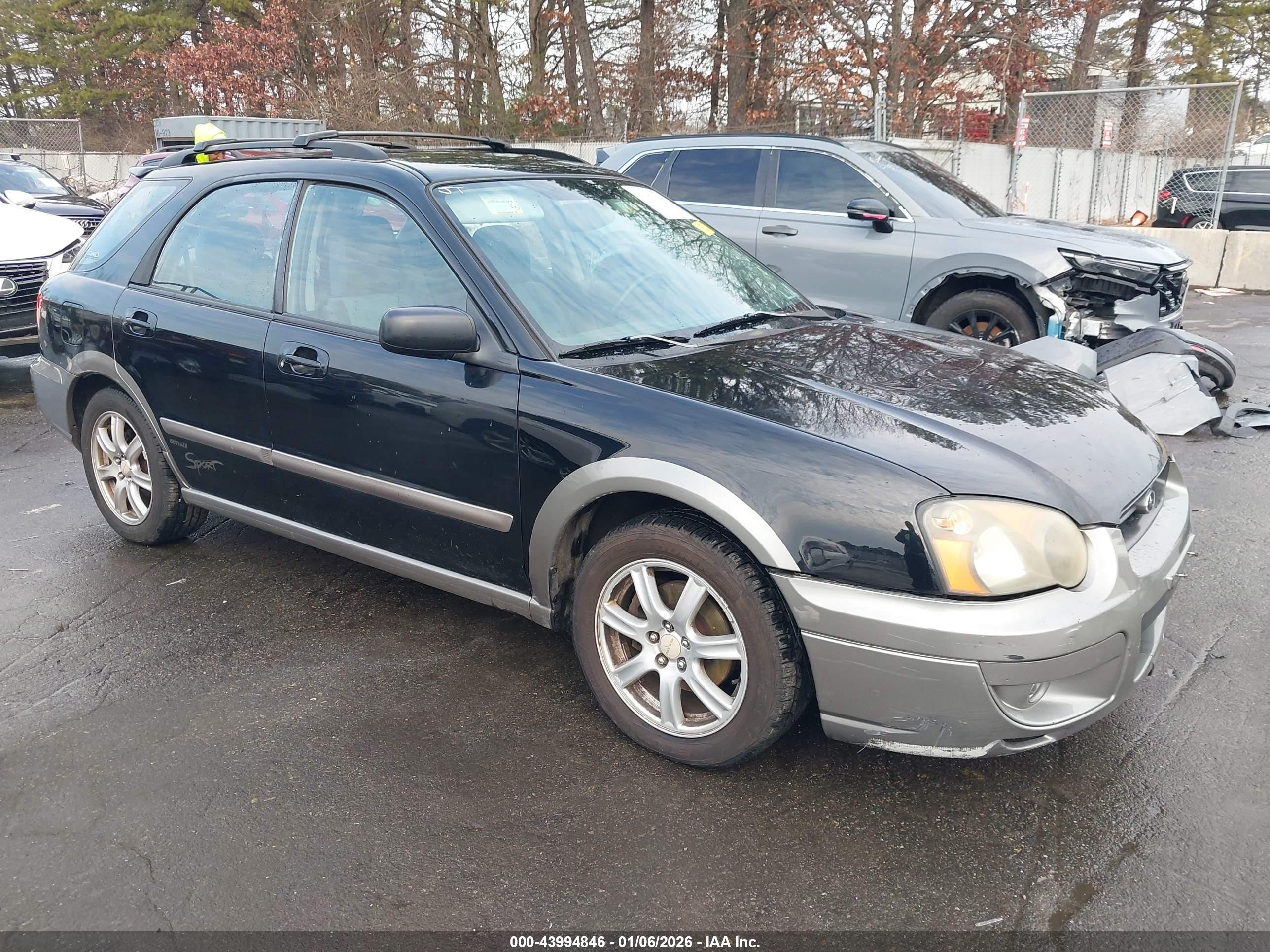 2005 Subaru Impreza Outback Sport Base W/special Edition Black vin: JF1GG68535H804756
