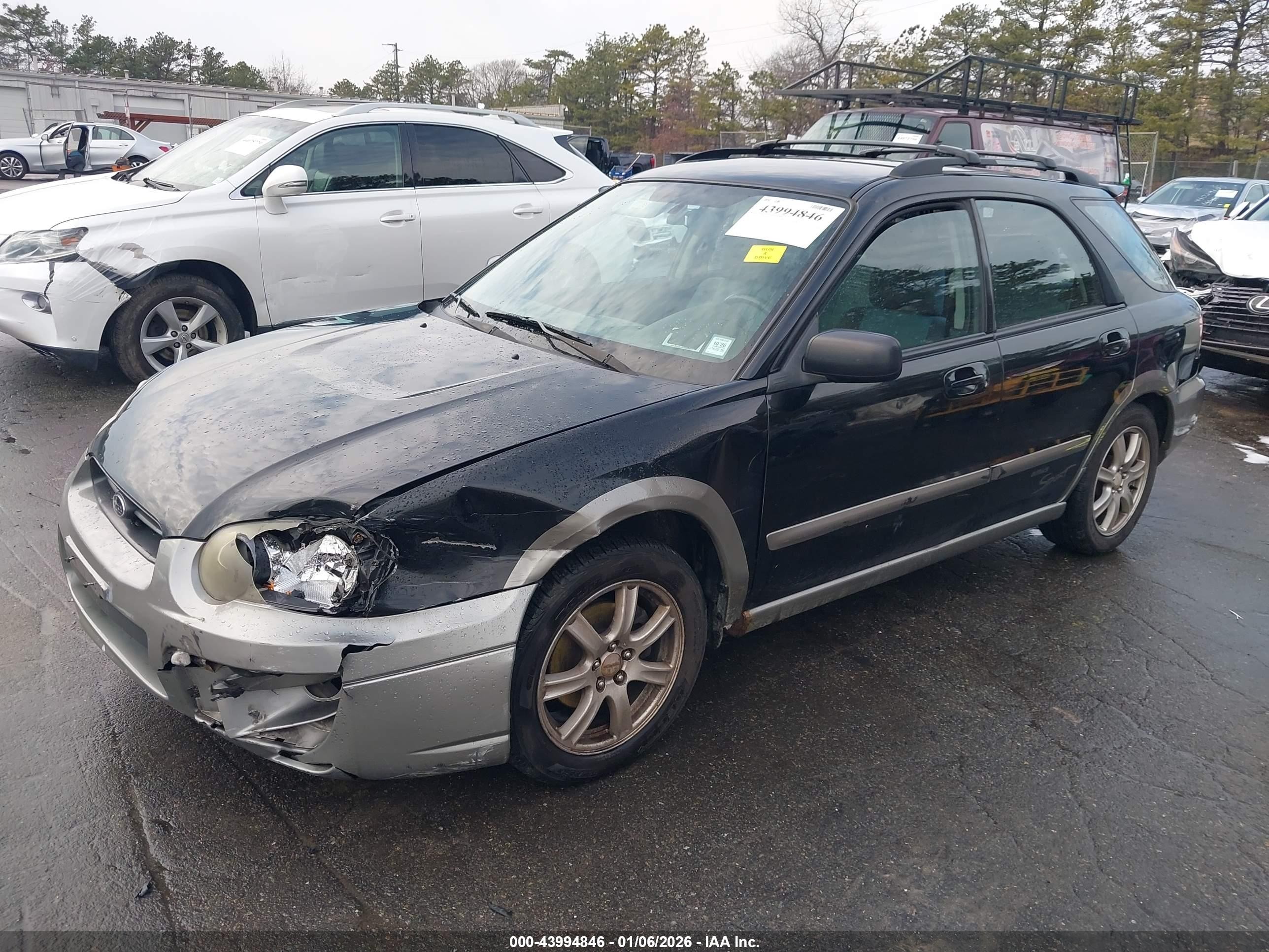 2005 Subaru Impreza Outback Sport Base W/special Edition Black vin: JF1GG68535H804756