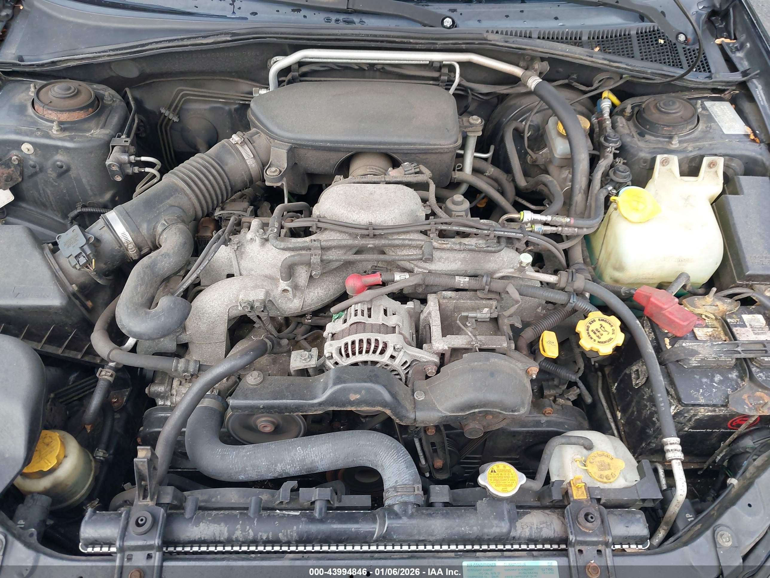 2005 Subaru Impreza Outback Sport Base W/special Edition Black vin: JF1GG68535H804756