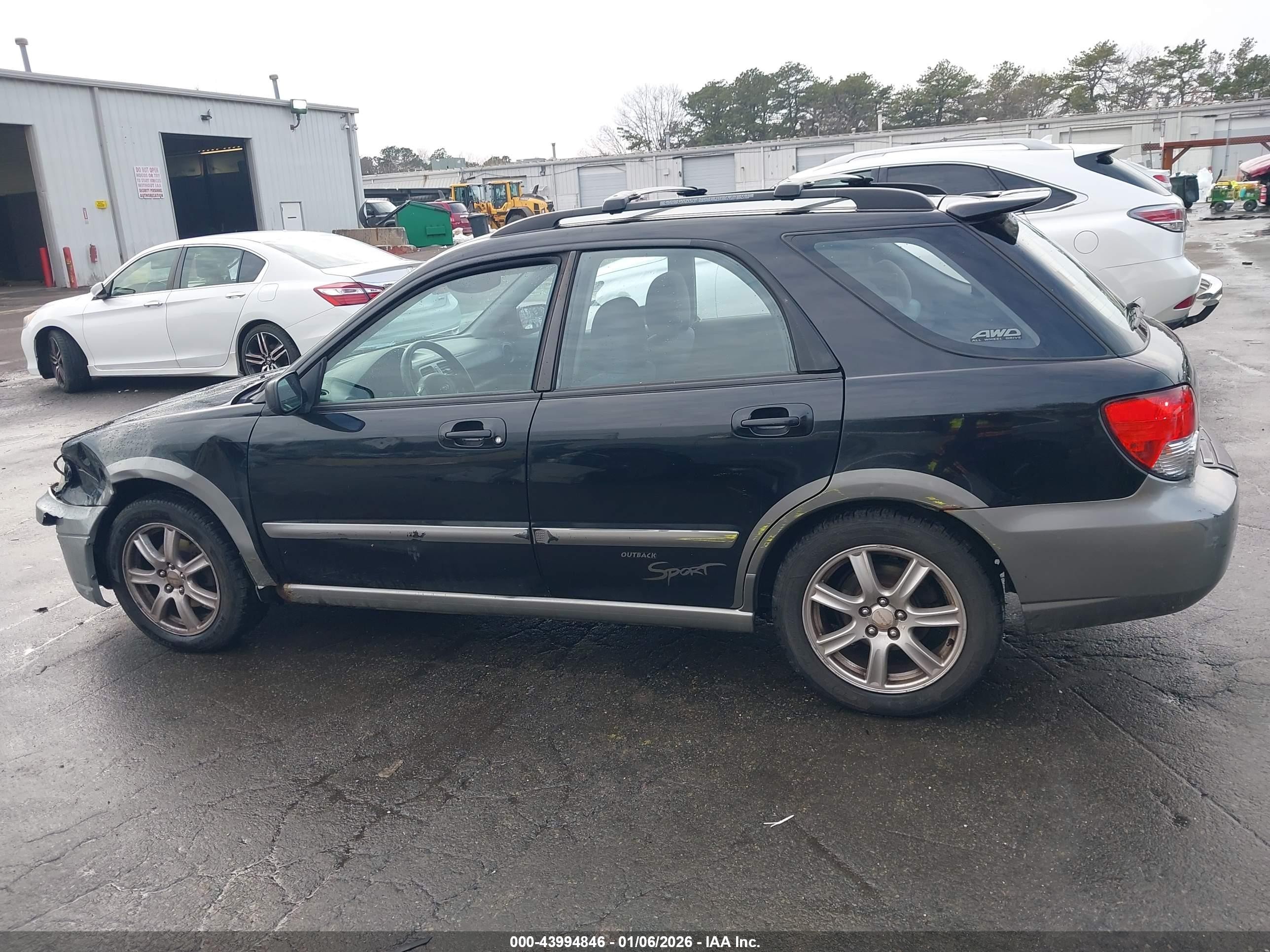 2005 Subaru Impreza Outback Sport Base W/special Edition Black vin: JF1GG68535H804756