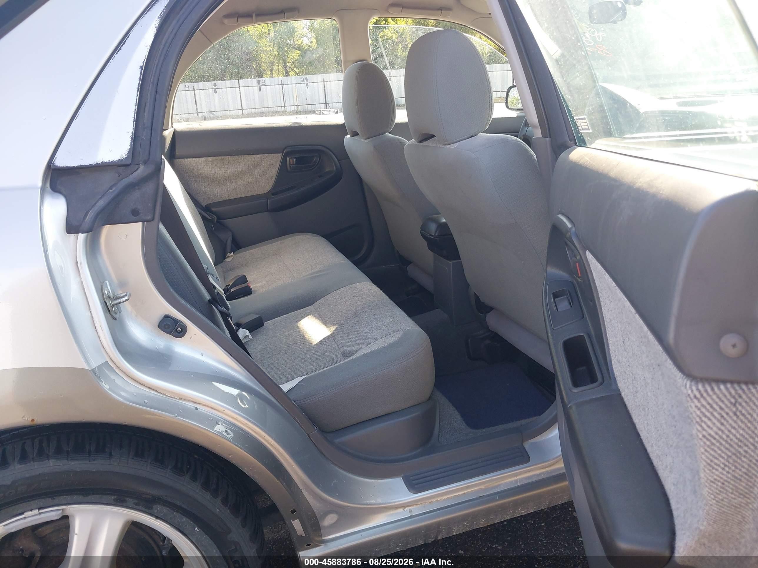 2004 Subaru Impreza Outback Sport   Серебряный vin: JF1GG68544H807003