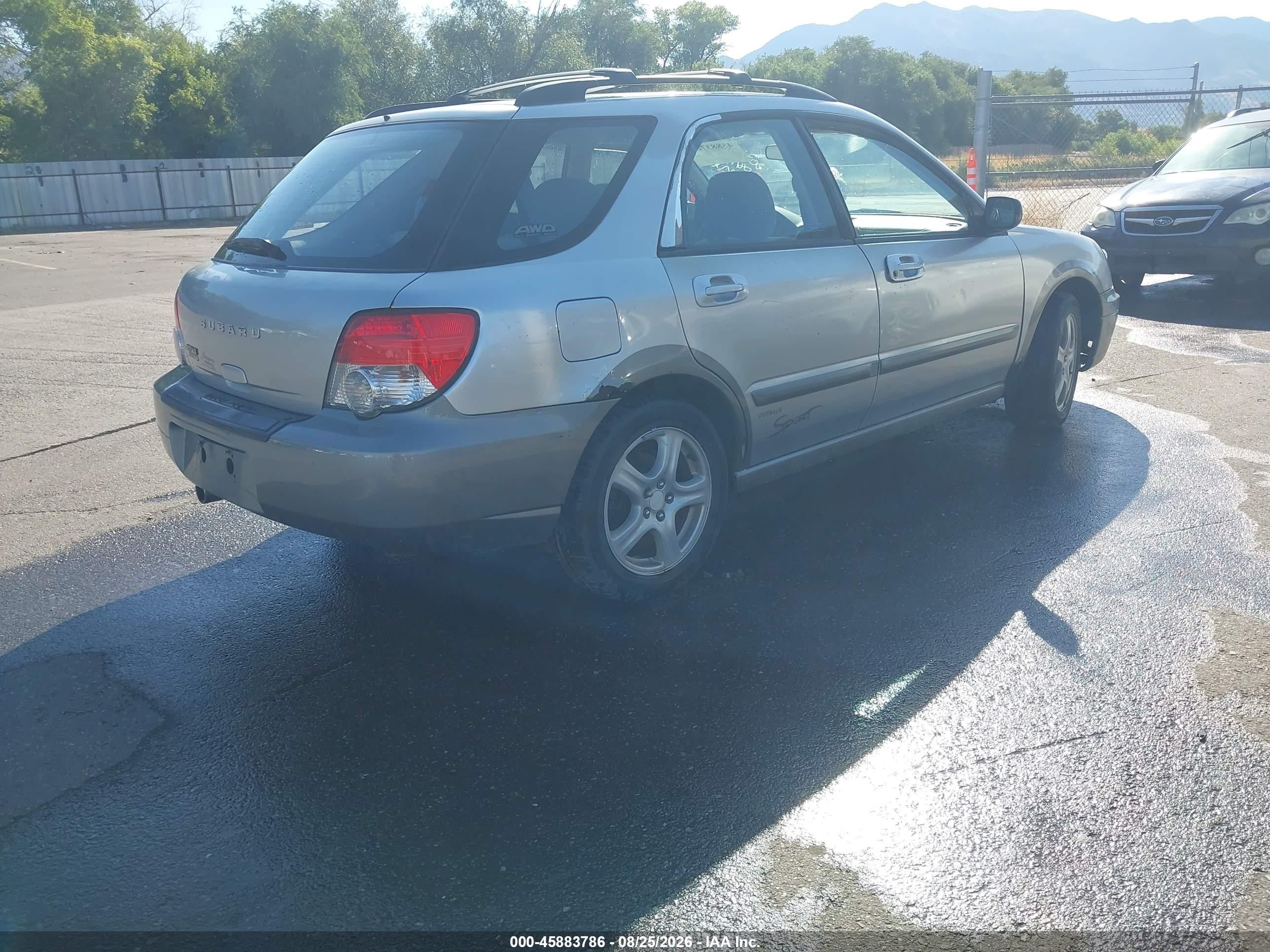 2004 Subaru Impreza Outback Sport   Серебряный vin: JF1GG68544H807003