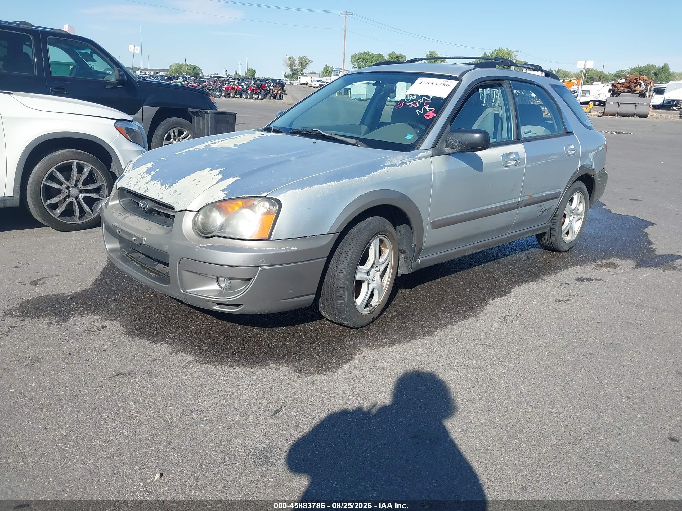 2004 Subaru Impreza Outback Sport   Серебряный vin: JF1GG68544H807003