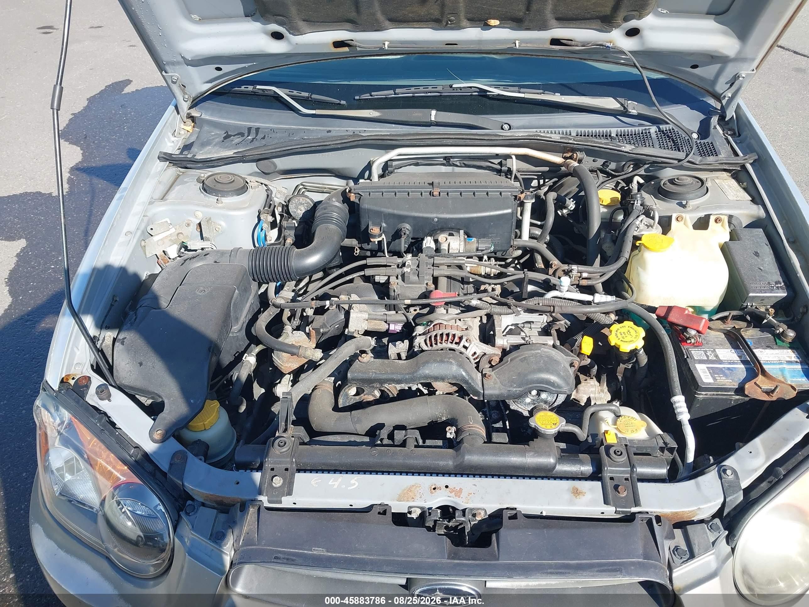 2004 Subaru Impreza Outback Sport   Серебряный vin: JF1GG68544H807003