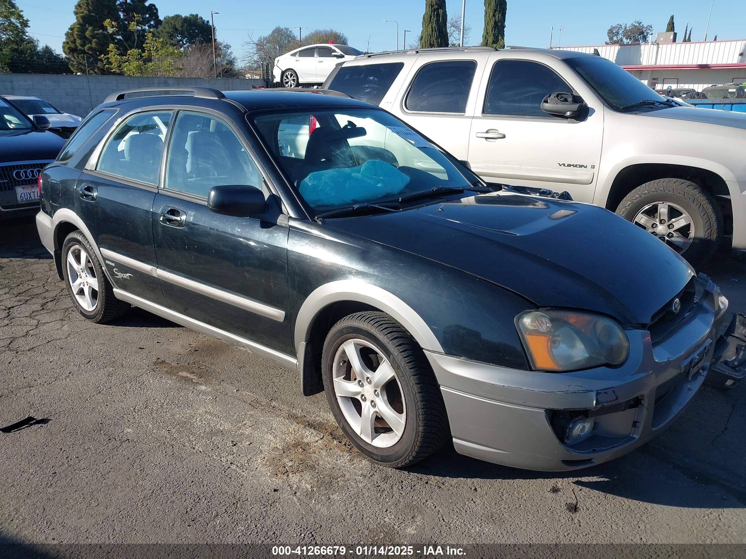2005 Subaru Impreza Outback Sport Base W/special Edition Black vin: JF1GG68545H800375