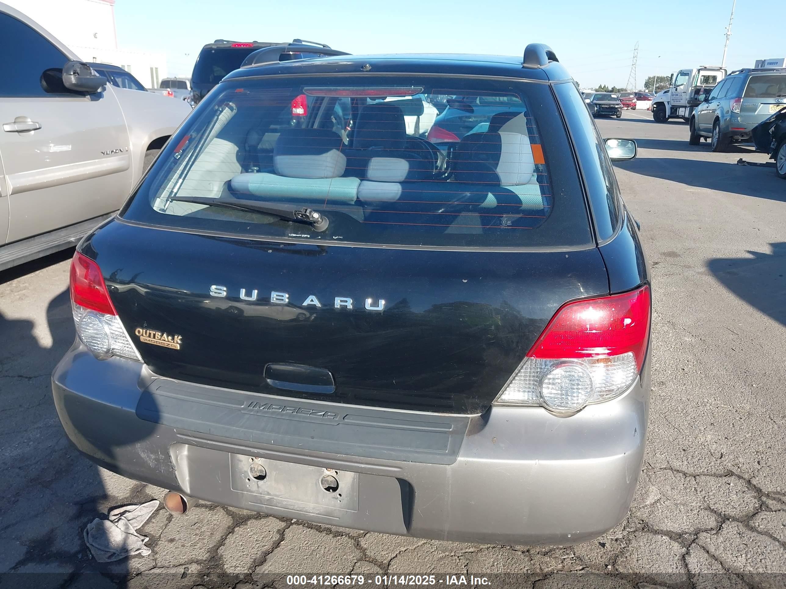 2005 Subaru Impreza Outback Sport Base W/special Edition Black vin: JF1GG68545H800375