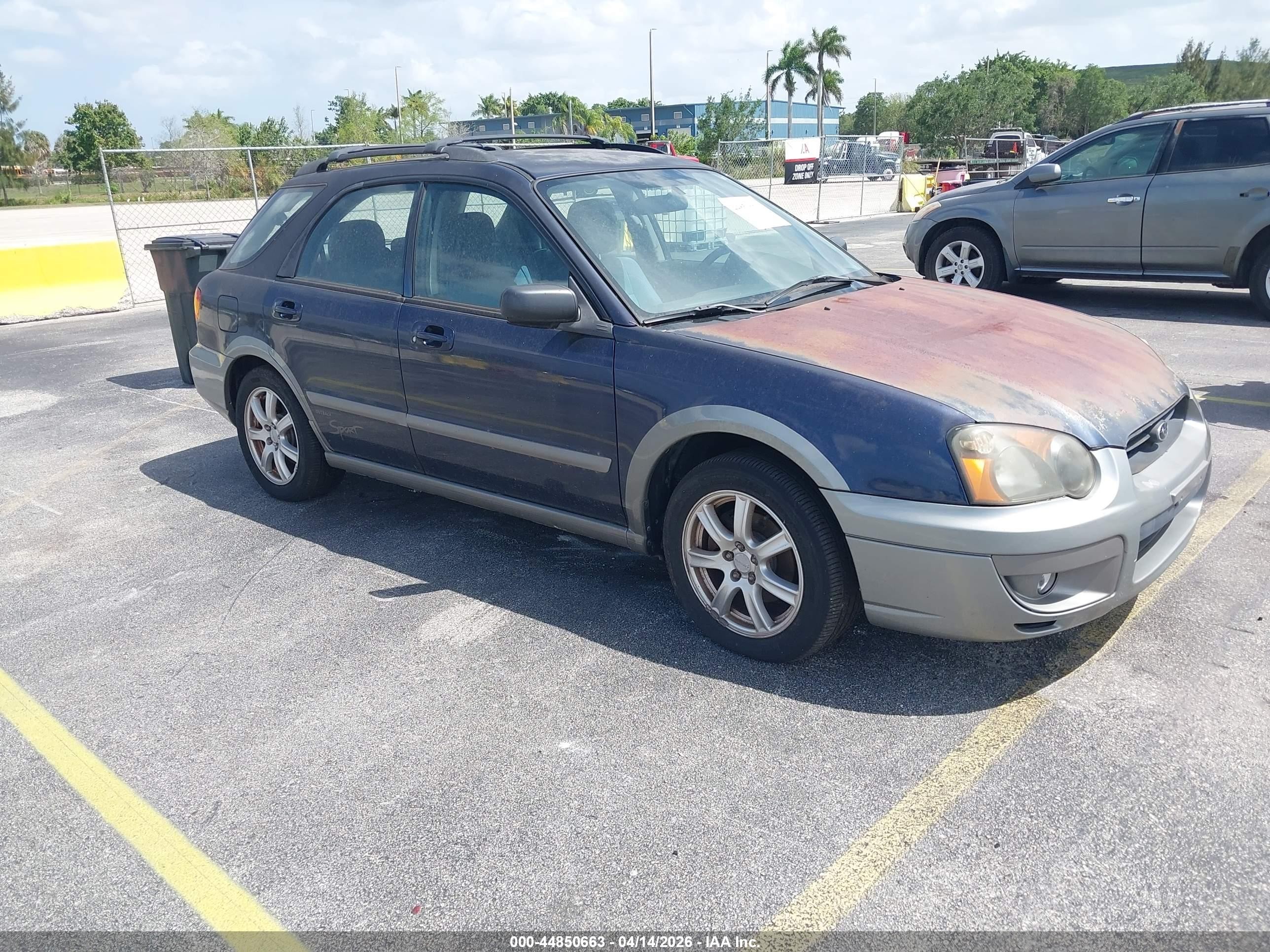 2005 Subaru Impreza Outback Sport Base W/special Edition Dark Blue vin: JF1GG68545H803633