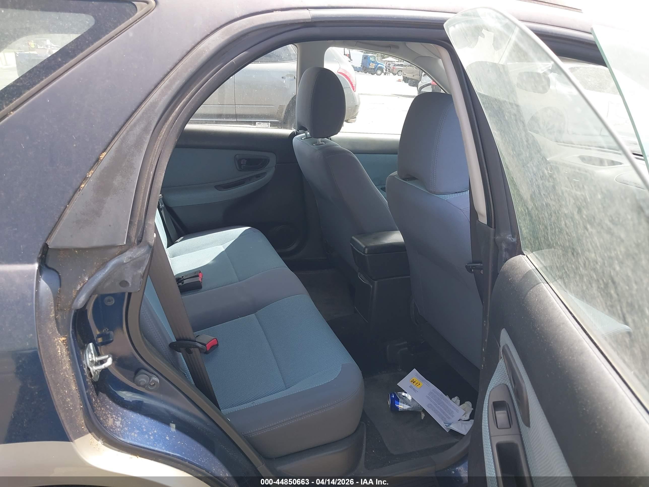 2005 Subaru Impreza Outback Sport Base W/special Edition Dark Blue vin: JF1GG68545H803633