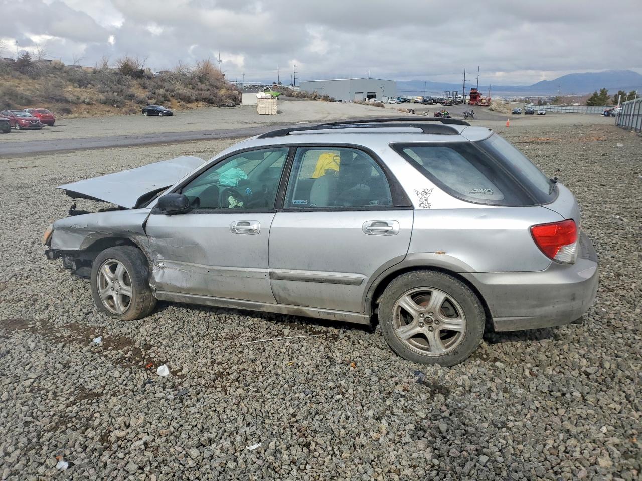 2004 Subaru Impreza Outback Sport Silver vin: JF1GG68554H802604