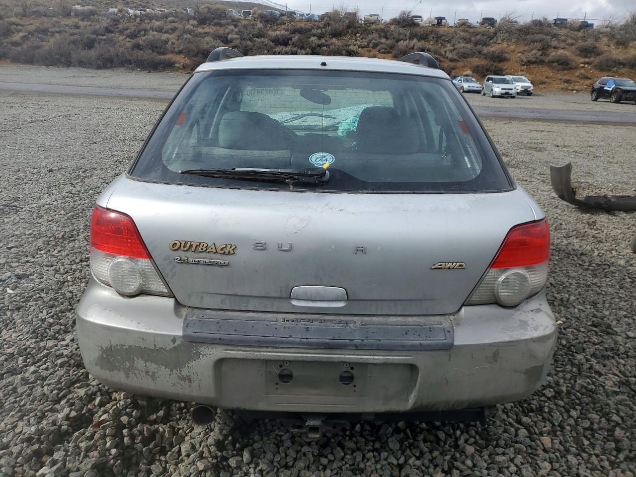 2004 Subaru Impreza Outback Sport Silver vin: JF1GG68554H802604