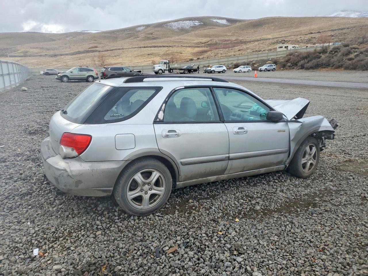 2004 Subaru Impreza Outback Sport Silver vin: JF1GG68554H802604