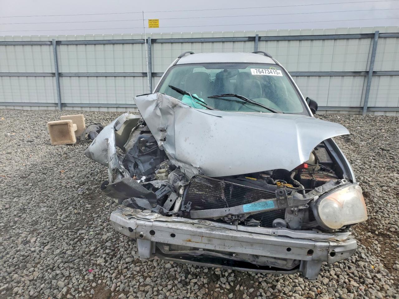 2004 Subaru Impreza Outback Sport Silver vin: JF1GG68554H802604