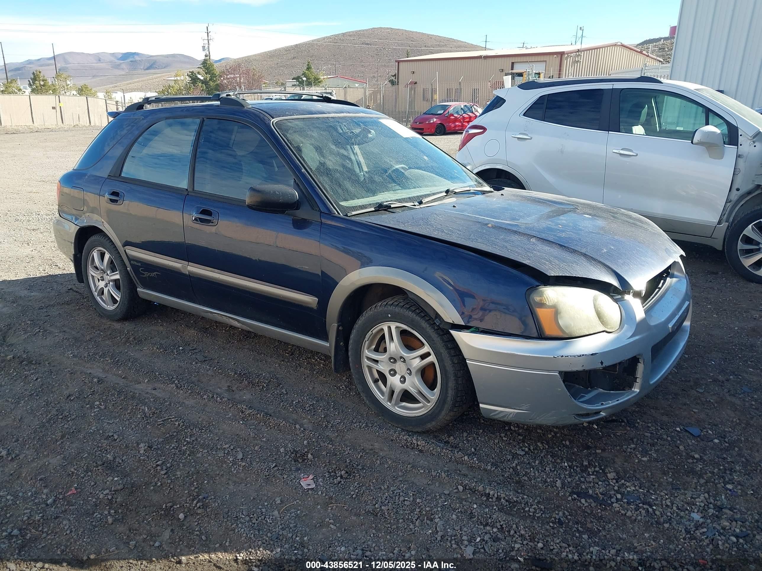 2005 Subaru Impreza Outback Sport Base W/special Edition Blue vin: JF1GG68555H810431