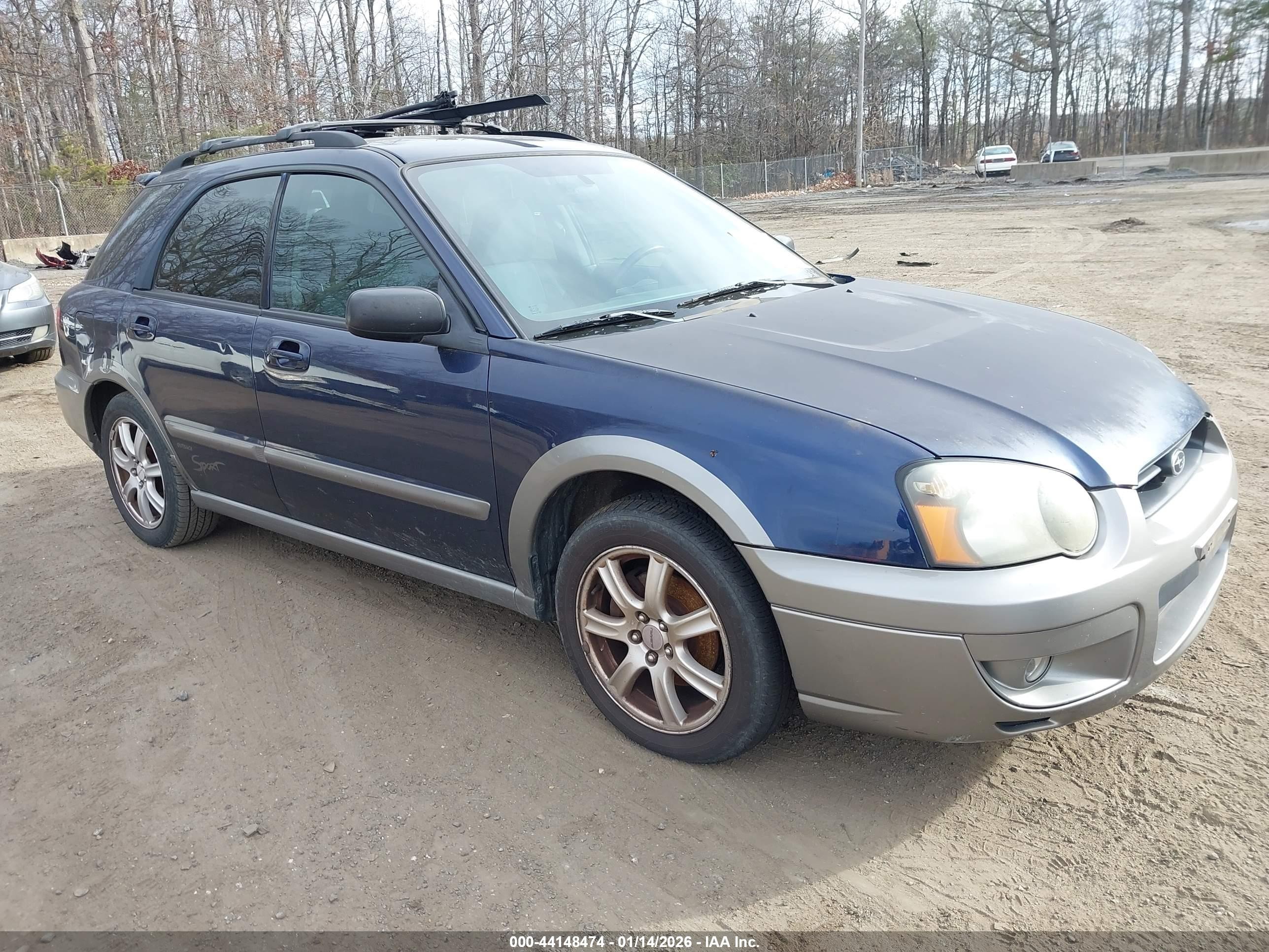 2005 Subaru Impreza Outback Sport Base W/special Edition Blue vin: JF1GG68555H811191