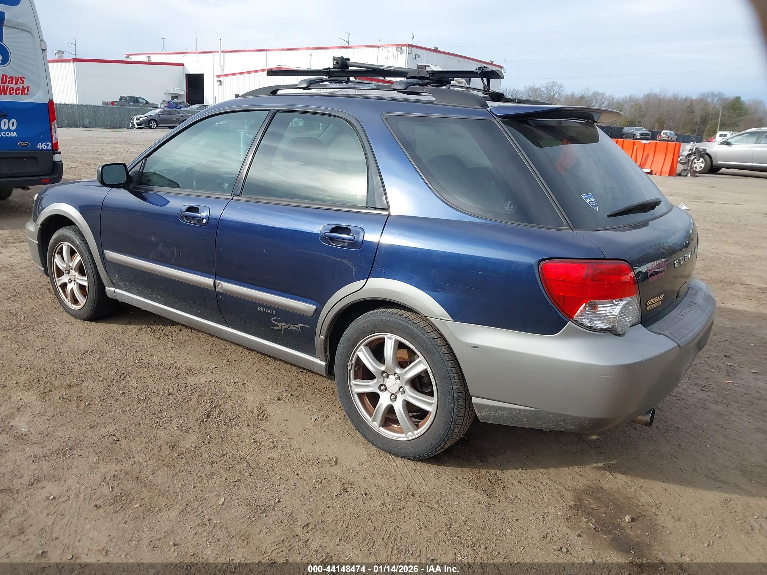 2005 Subaru Impreza Outback Sport Base W/special Edition Blue vin: JF1GG68555H811191
