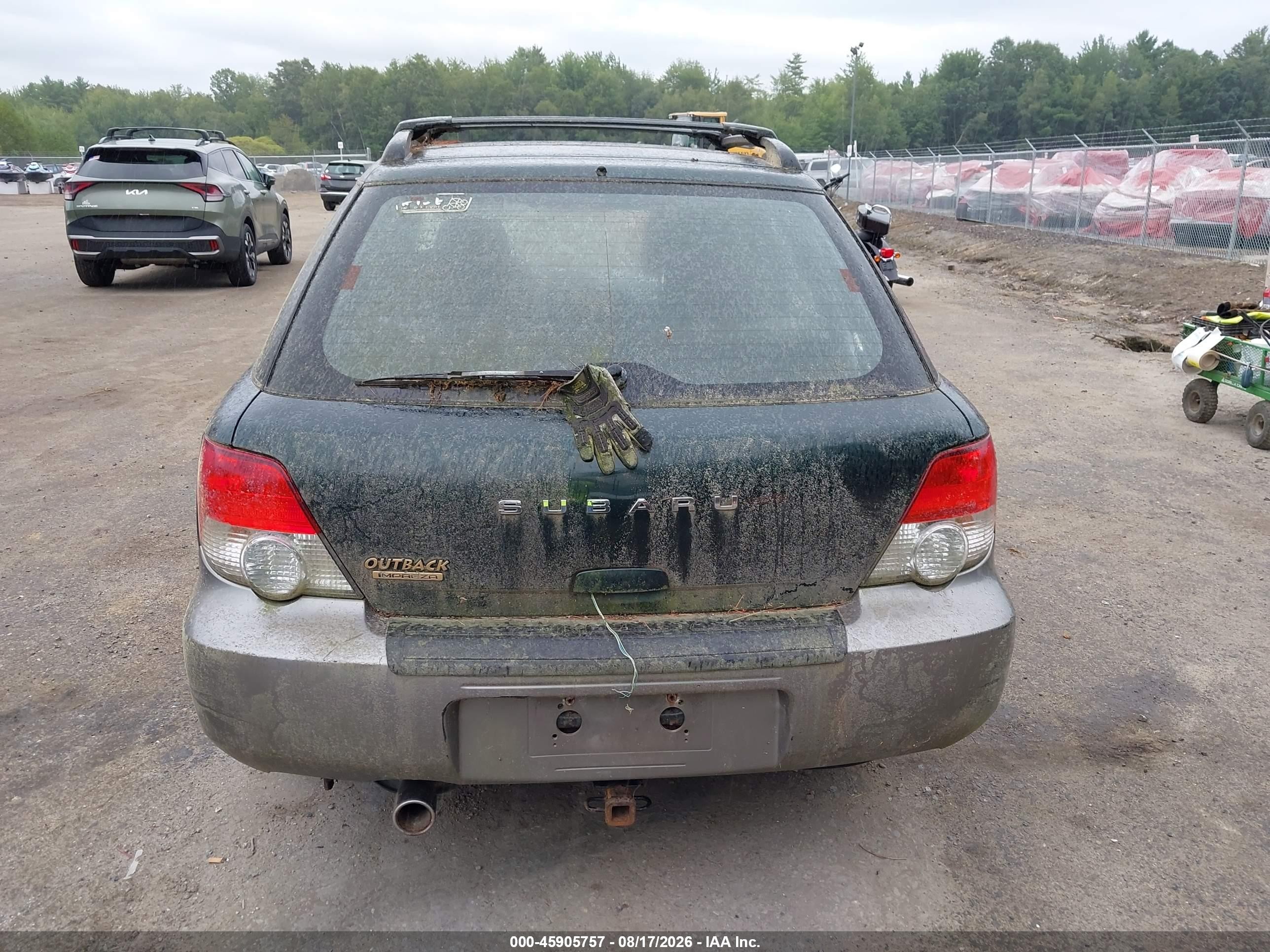 2004 Subaru Impreza Outback Sport   Green vin: JF1GG68564H816012