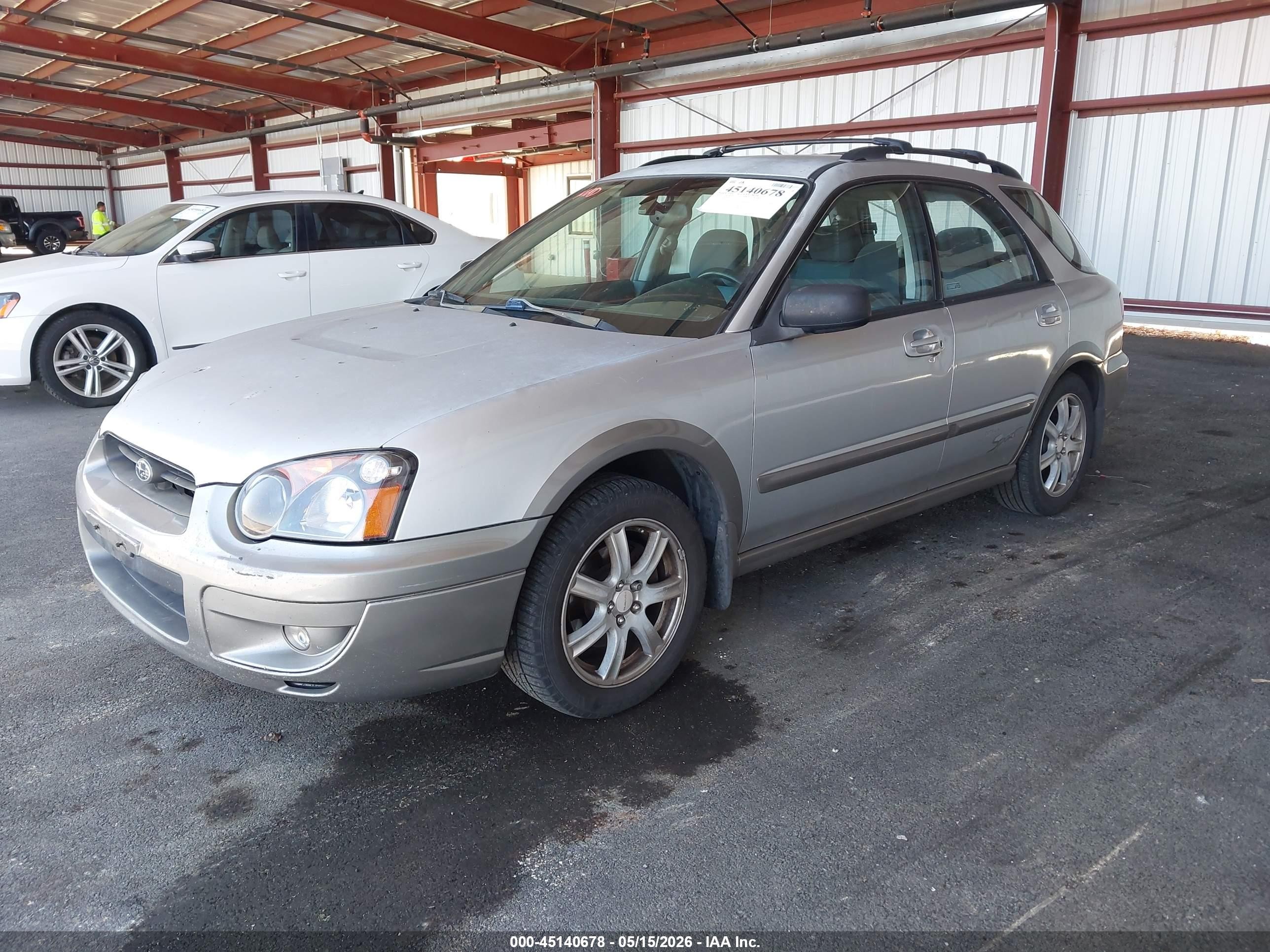 2005 Subaru Impreza Outback Sport Base W/special Edition Серебряный vin: JF1GG68565H800975