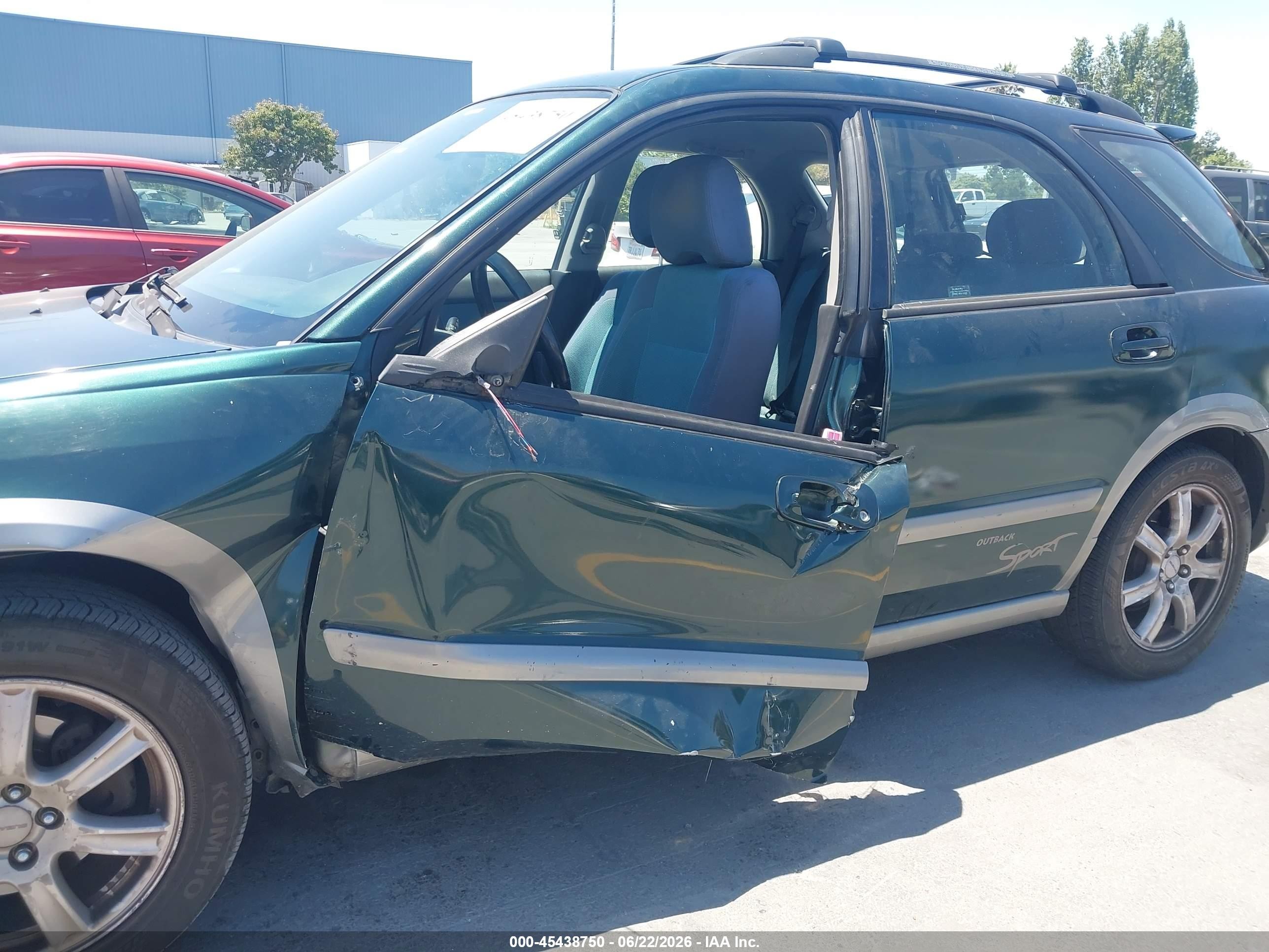 2005 Subaru Impreza Outback Sport Base W/special Edition Green vin: JF1GG68565H805688