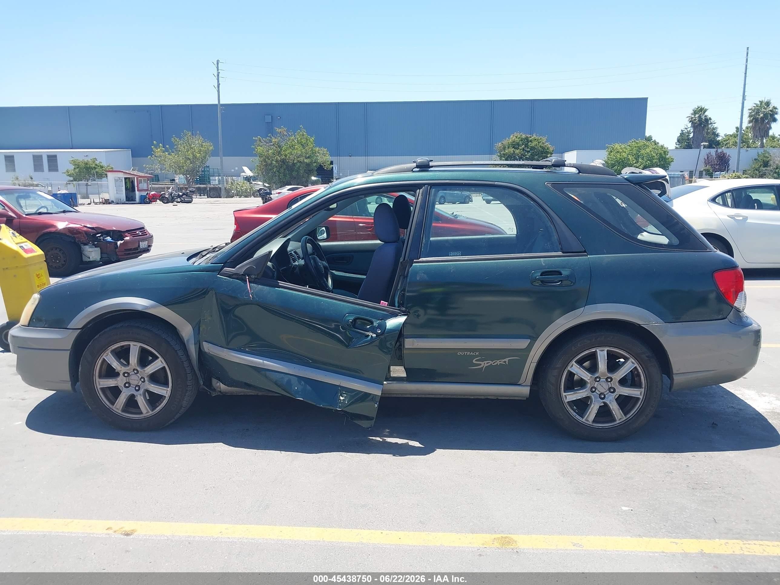 2005 Subaru Impreza Outback Sport Base W/special Edition Green vin: JF1GG68565H805688