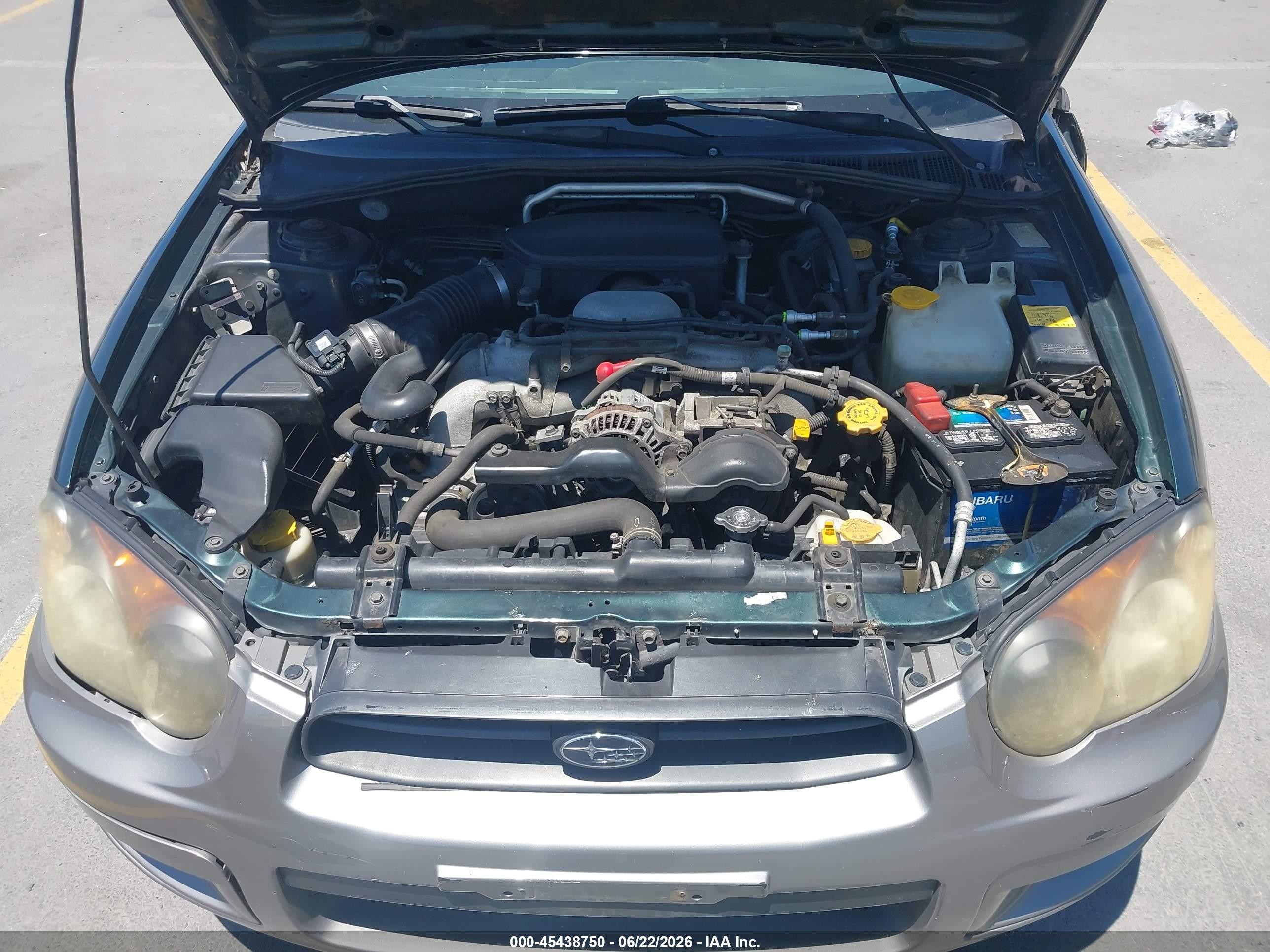 2005 Subaru Impreza Outback Sport Base W/special Edition Green vin: JF1GG68565H805688