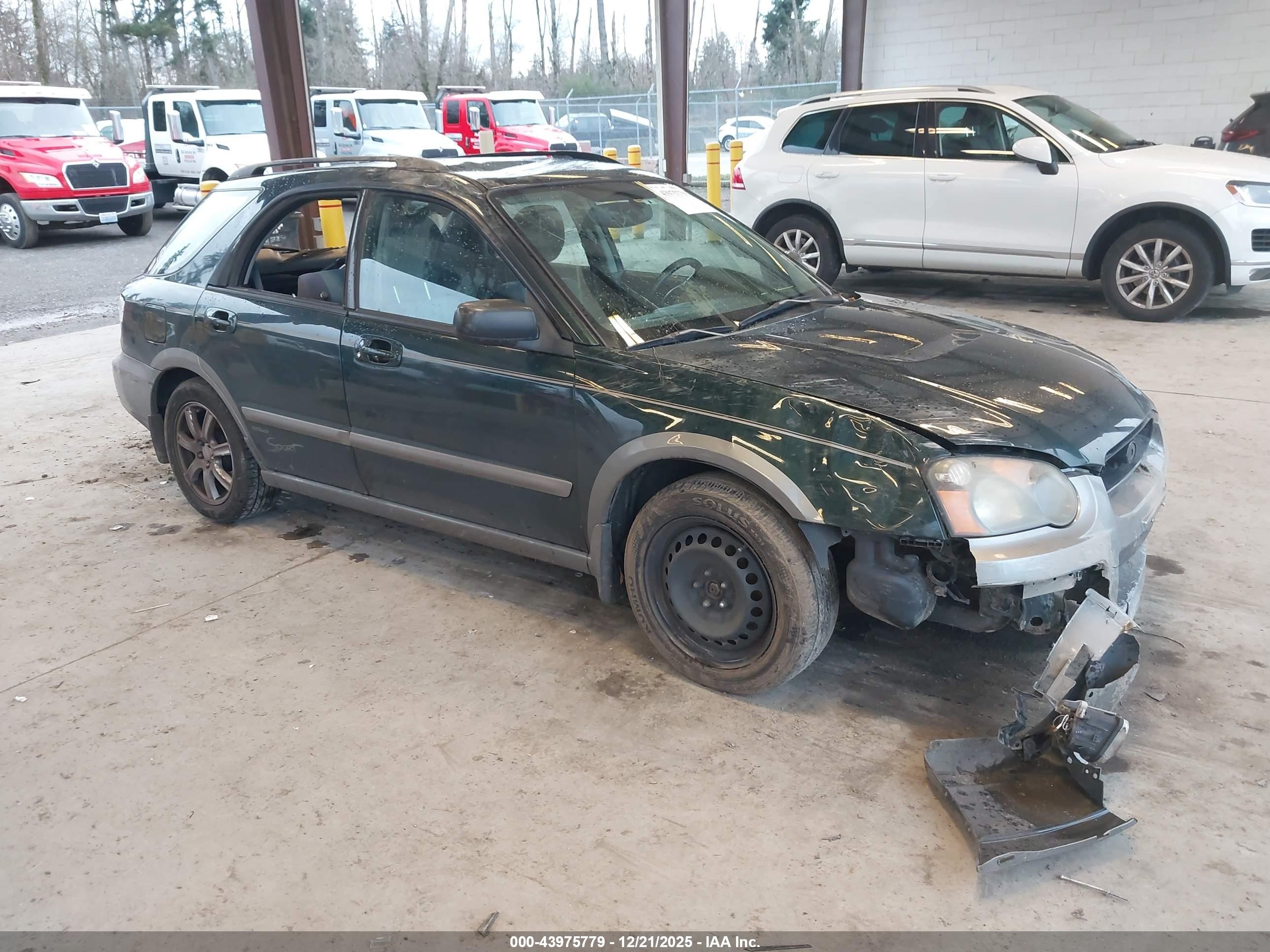 2005 Subaru Impreza Outback Sport Base W/special Edition Green vin: JF1GG68565H809966