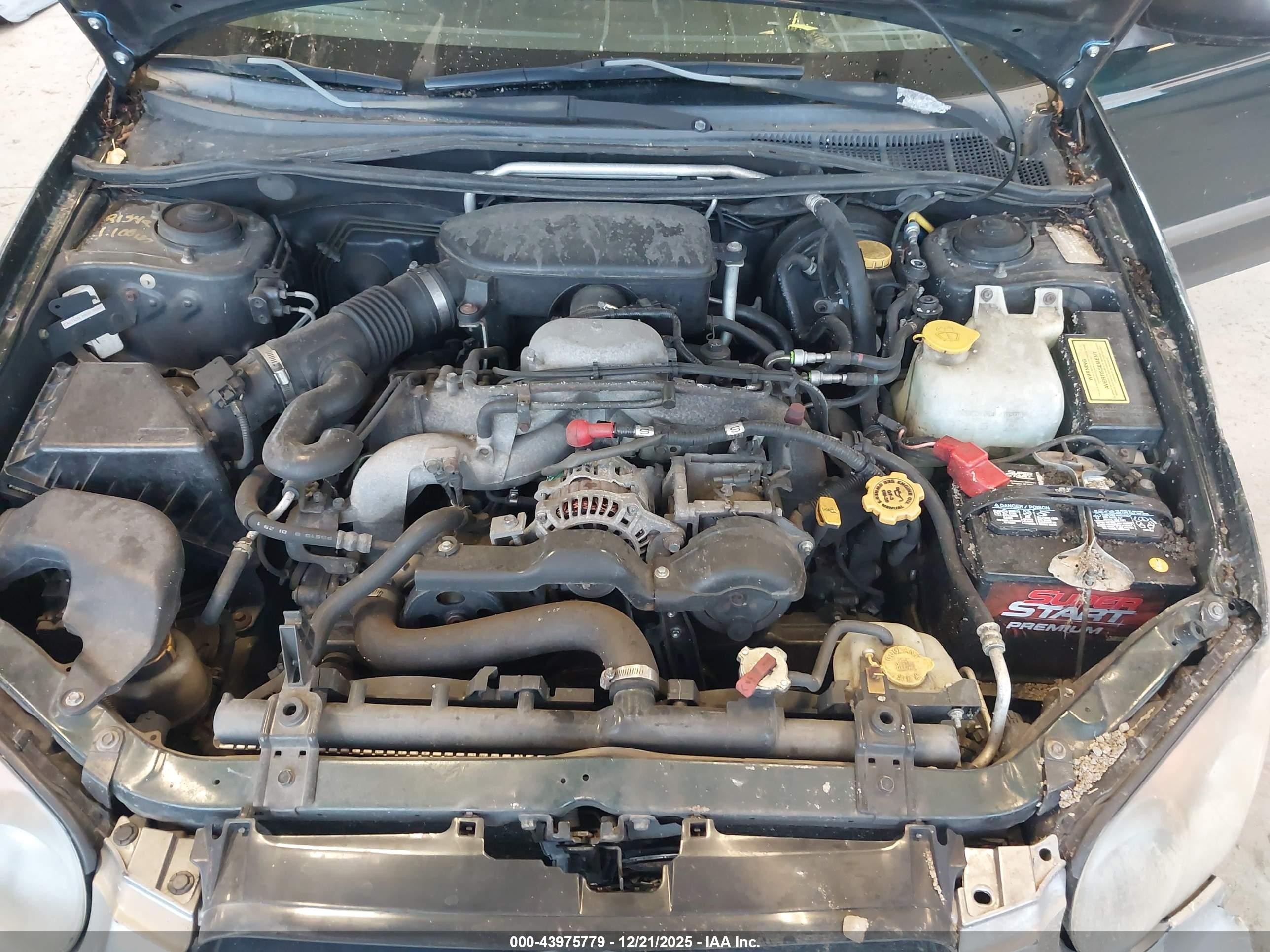 2005 Subaru Impreza Outback Sport Base W/special Edition Green vin: JF1GG68565H809966