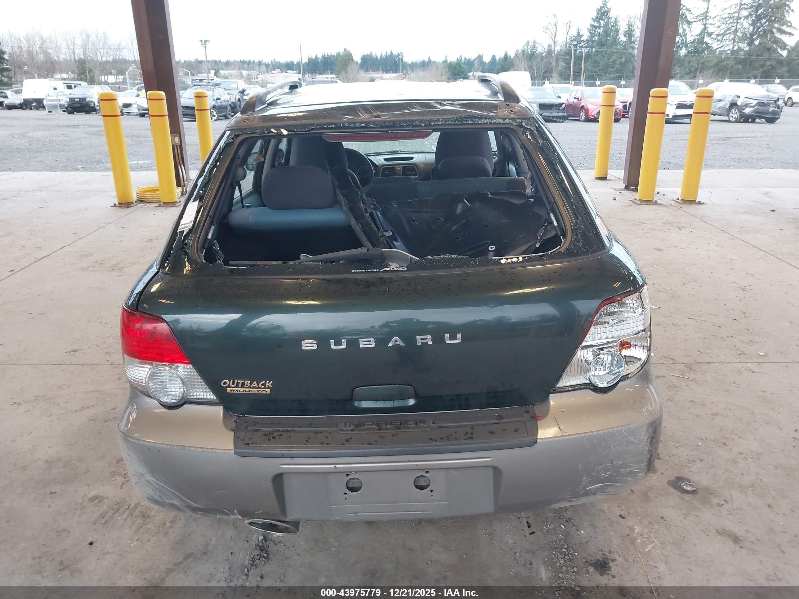 2005 Subaru Impreza Outback Sport Base W/special Edition Green vin: JF1GG68565H809966