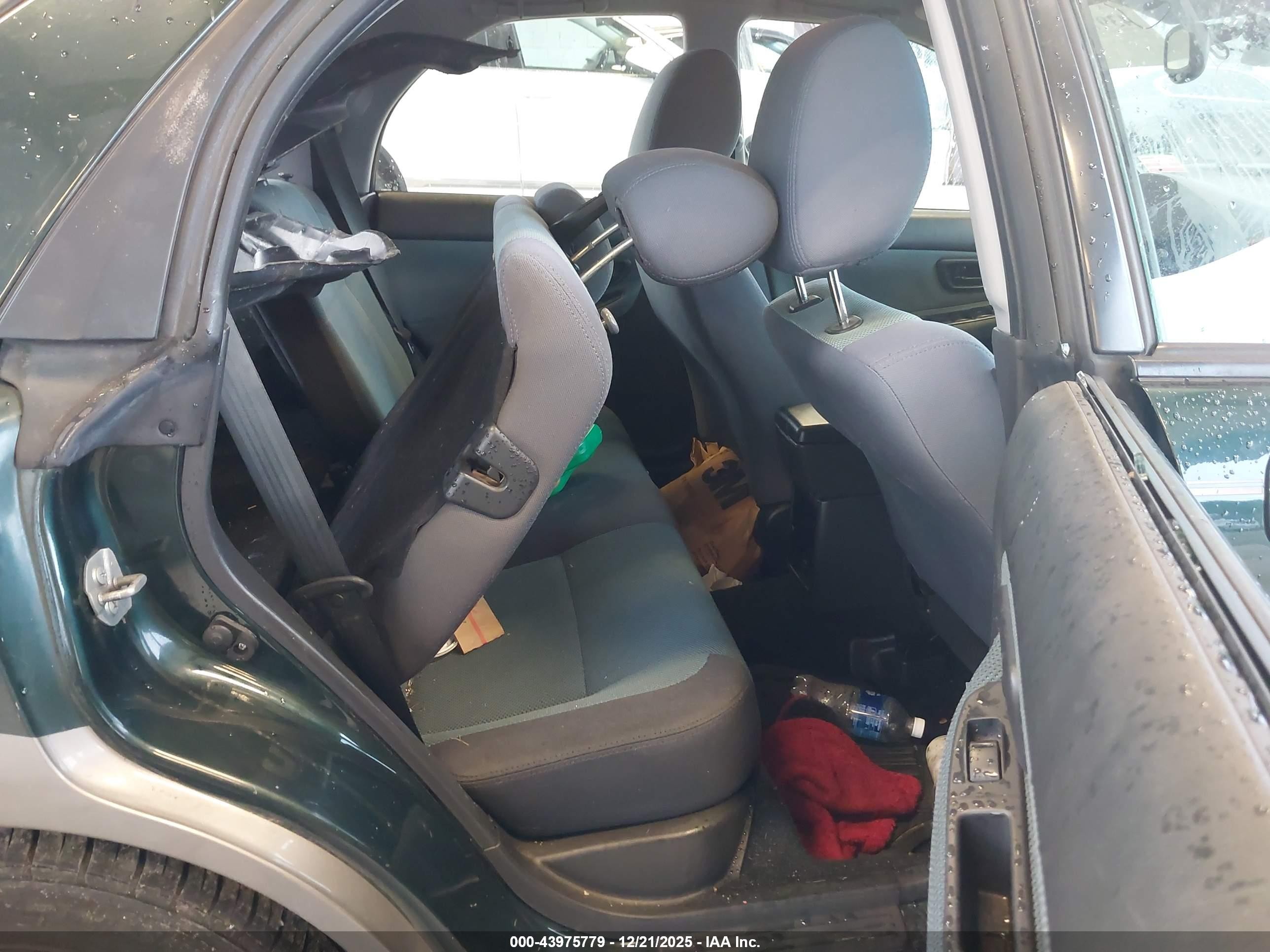 2005 Subaru Impreza Outback Sport Base W/special Edition Green vin: JF1GG68565H809966