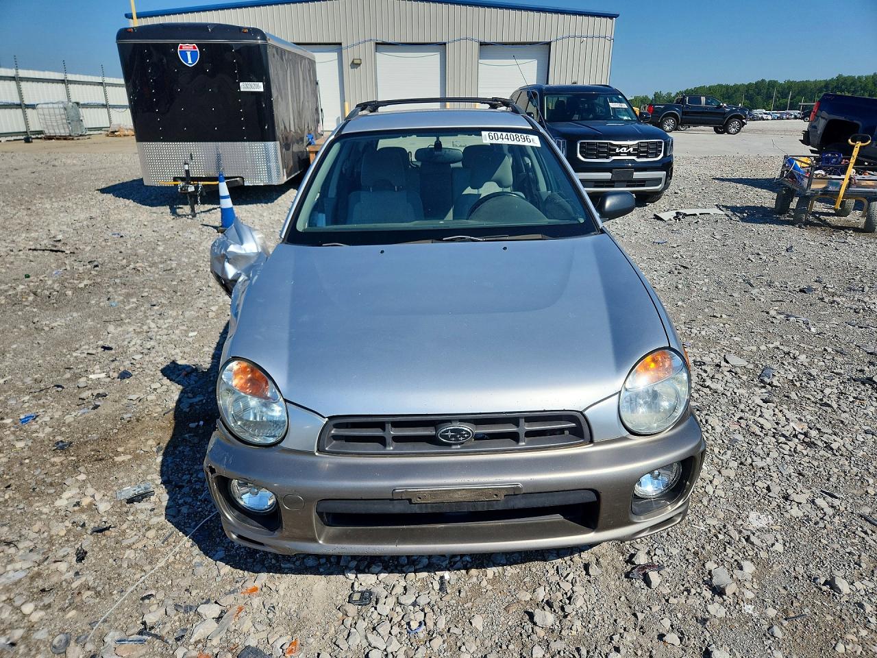 2002 Subaru Impreza Outback Sport Silver vin: JF1GG68572H835147