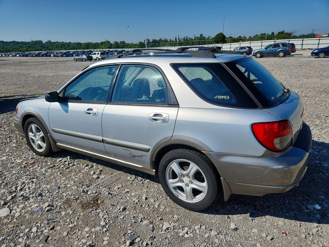2002 Subaru Impreza Outback Sport Silver vin: JF1GG68572H835147