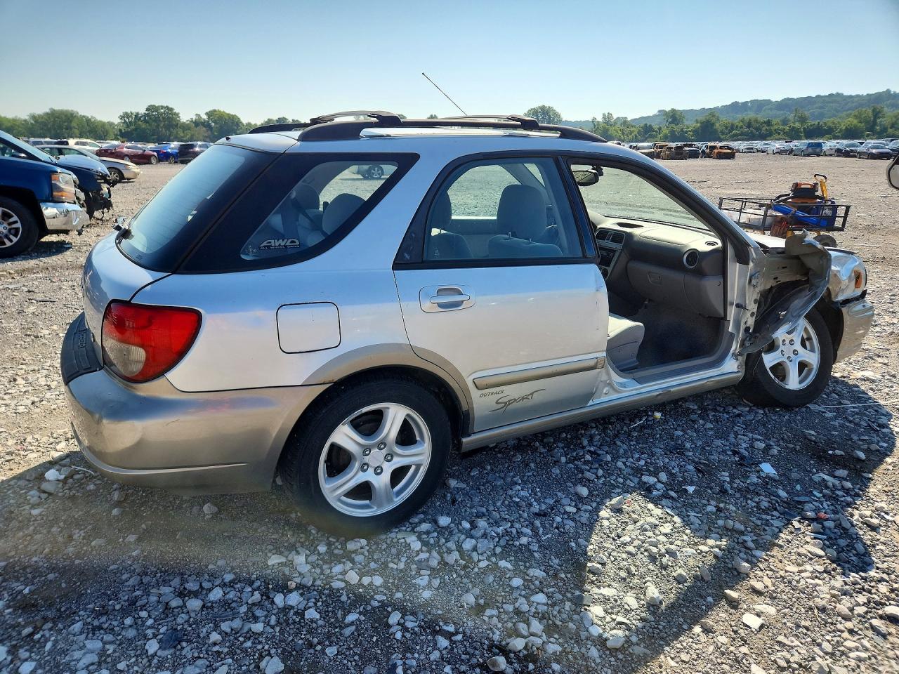 2002 Subaru Impreza Outback Sport Silver vin: JF1GG68572H835147