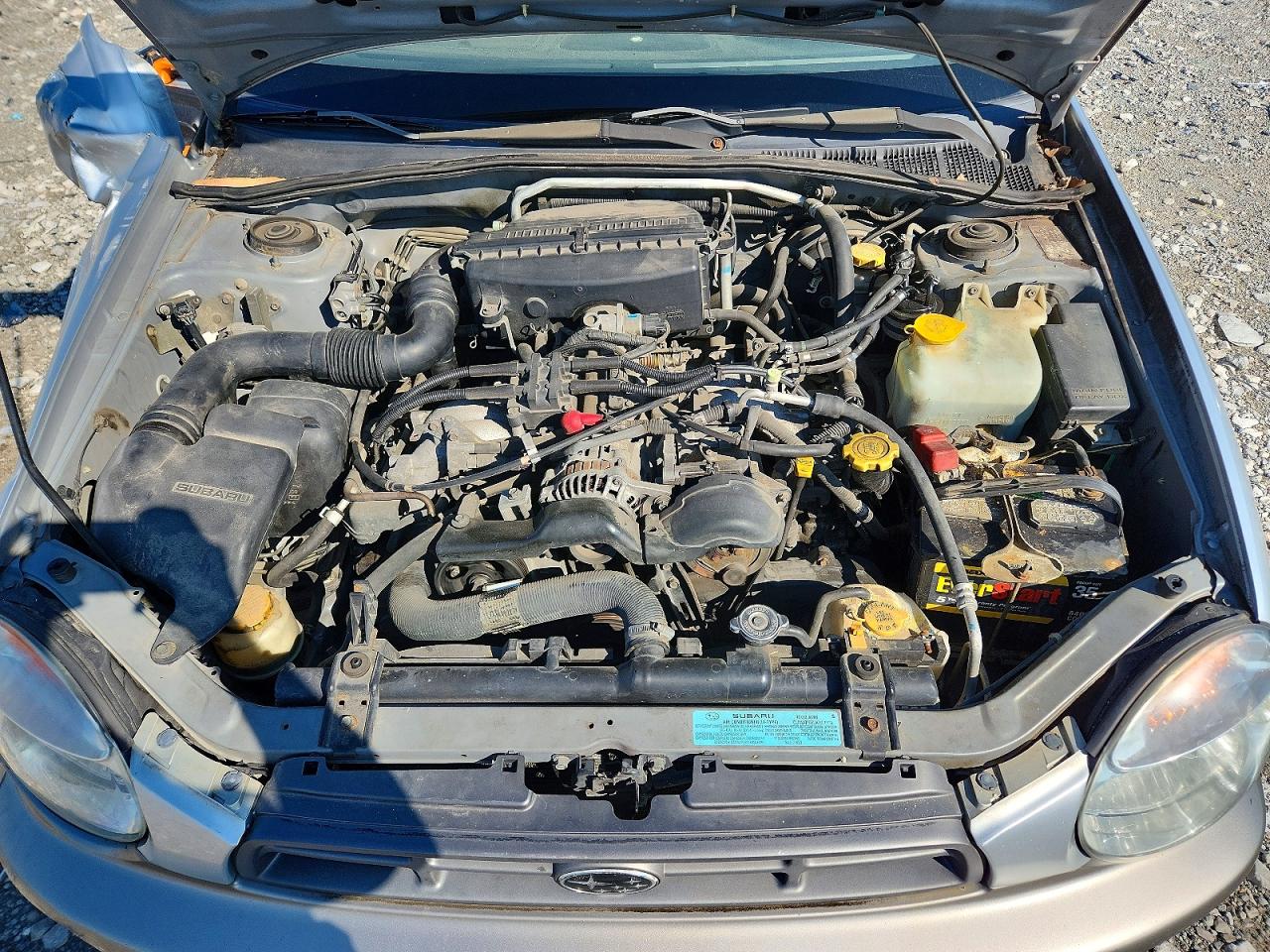 2002 Subaru Impreza Outback Sport Silver vin: JF1GG68572H835147
