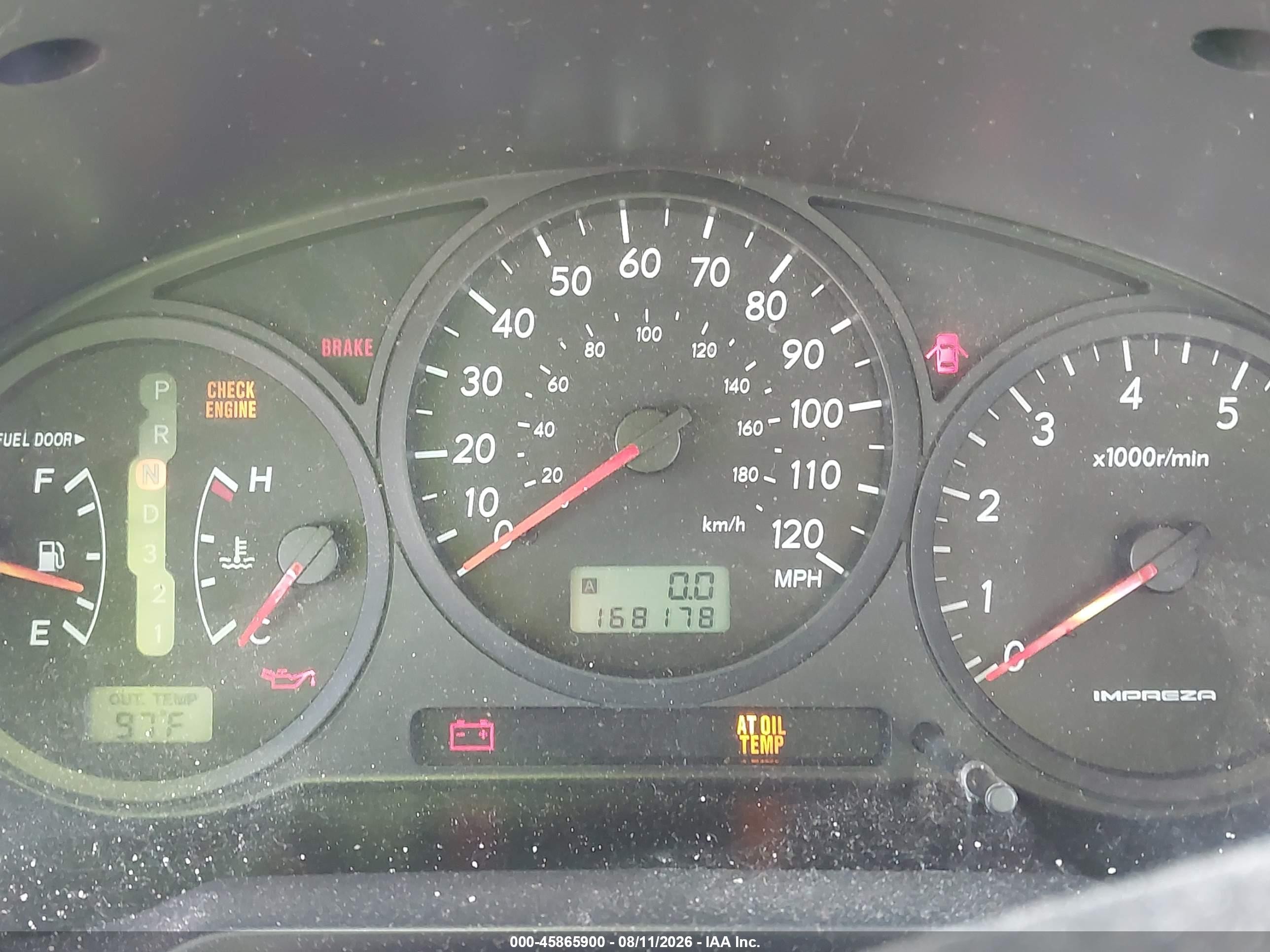 2004 Subaru Impreza Outback Sport   Серебряный vin: JF1GG68574H812860