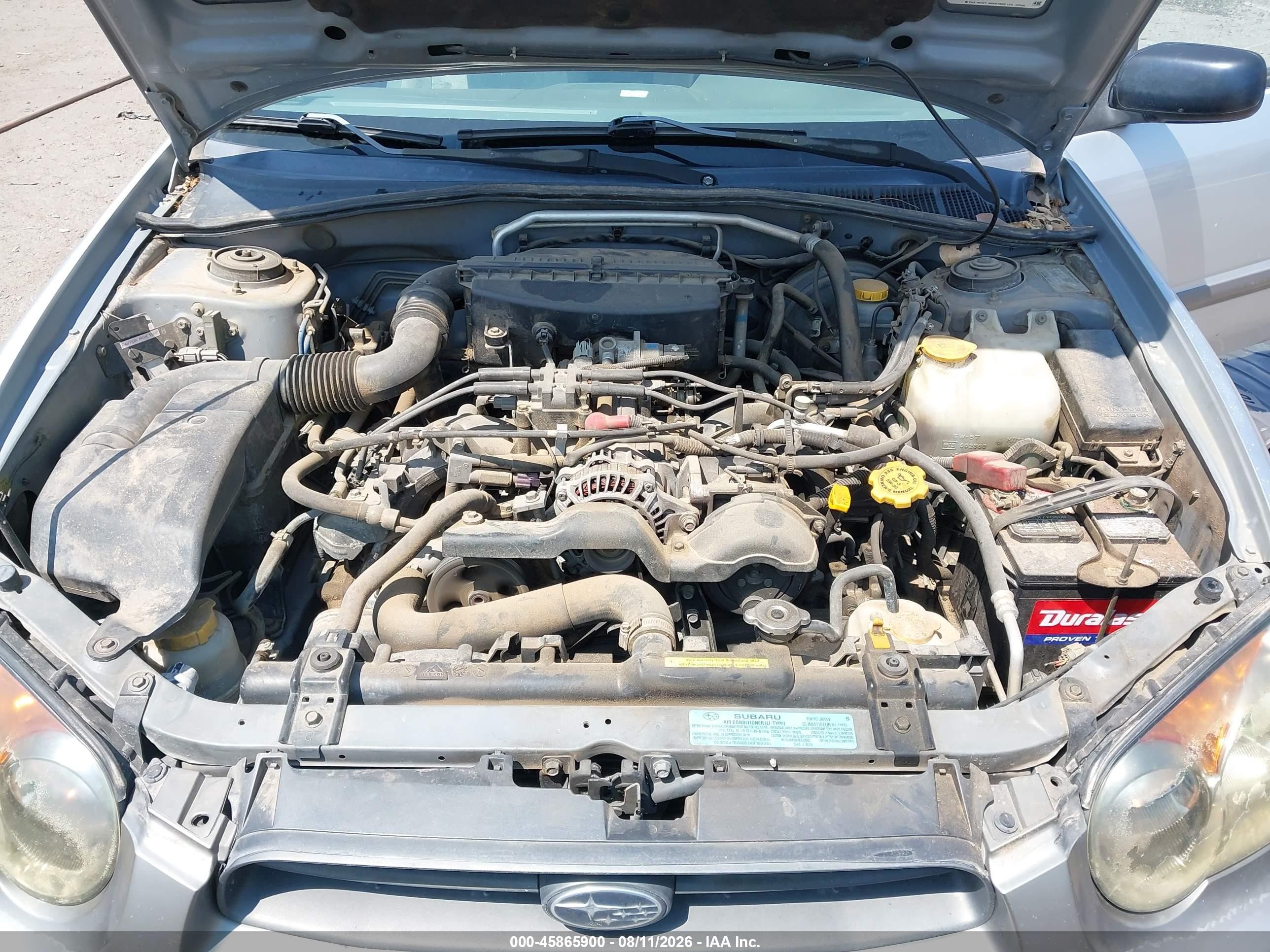 2004 Subaru Impreza Outback Sport   Серебряный vin: JF1GG68574H812860