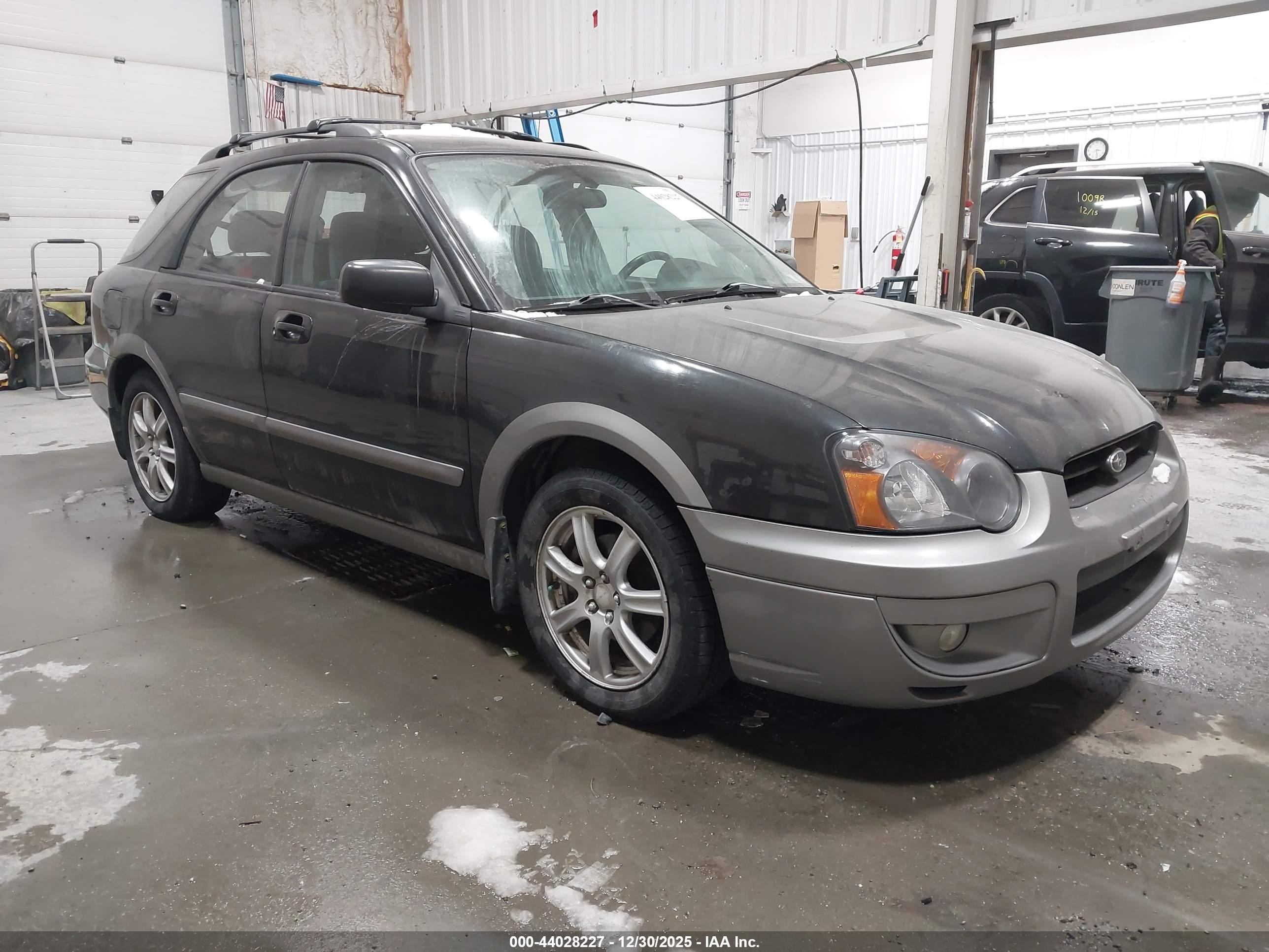 2005 Subaru Impreza Outback Sport Base W/special Edition Черный vin: JF1GG68575H800953