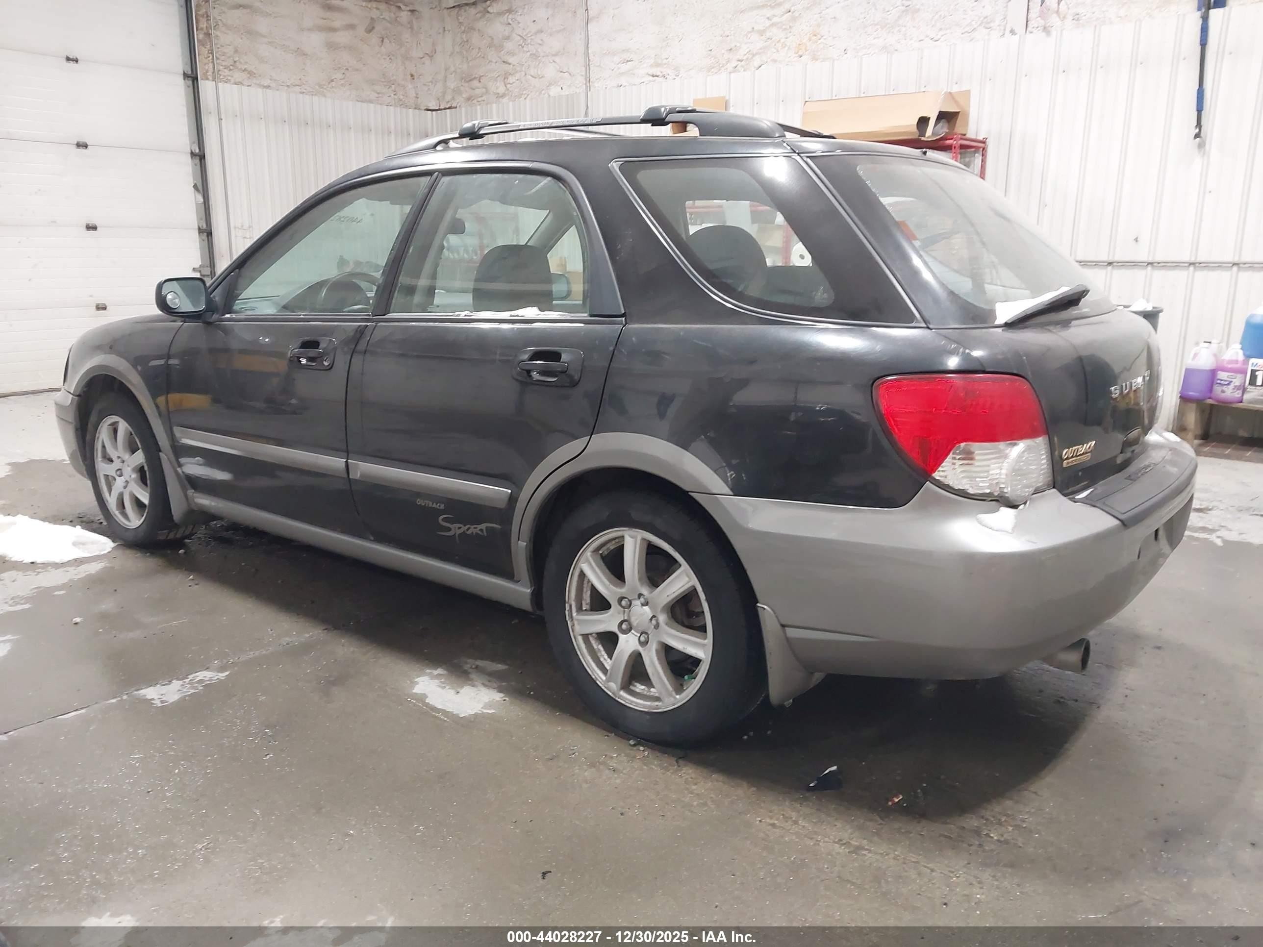 2005 Subaru Impreza Outback Sport Base W/special Edition Black vin: JF1GG68575H800953