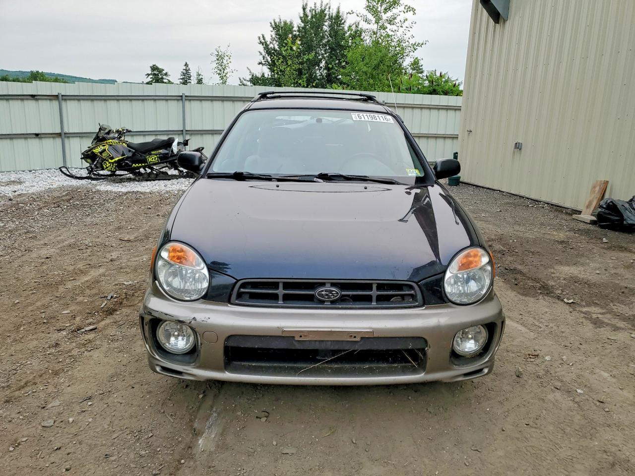 2002 Subaru Impreza Outback Sport Black vin: JF1GG68582H819541