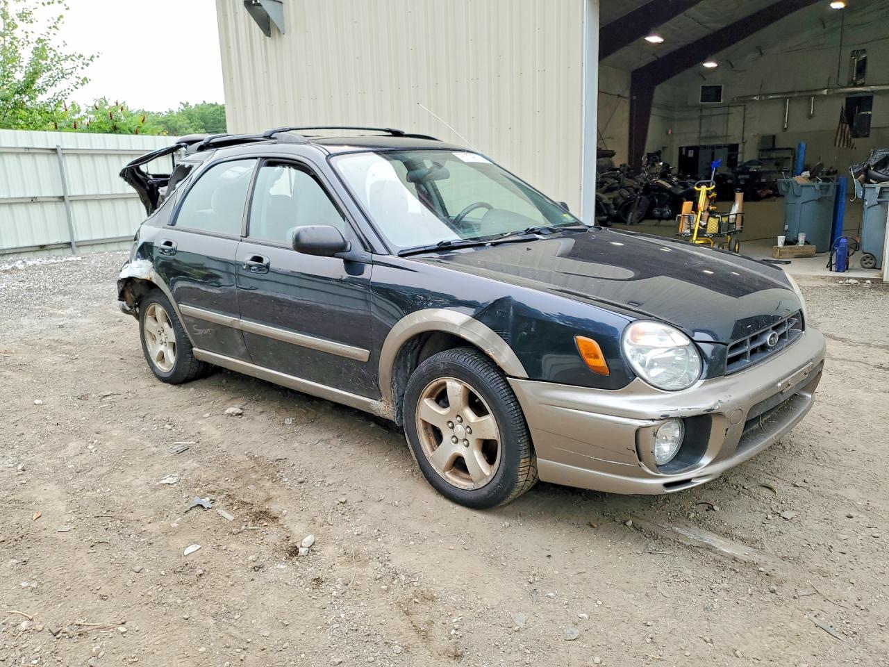 2002 Subaru Impreza Outback Sport Black vin: JF1GG68582H819541