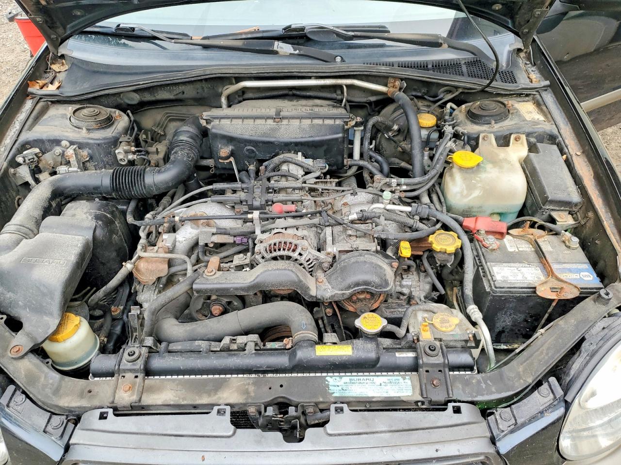2002 Subaru Impreza Outback Sport Black vin: JF1GG68582H819541